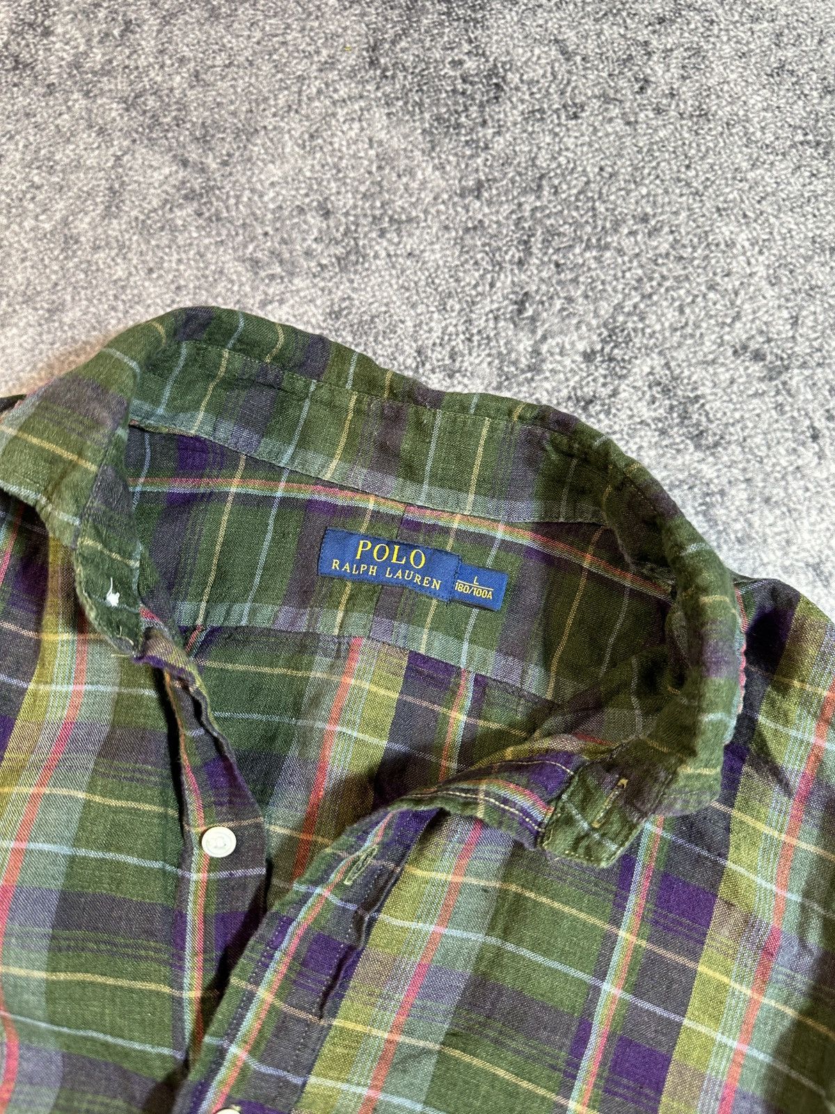 Flannel × Polo Ralph Lauren Polo Ralph Lauren Flannel Shirt Streetwear casual style VTg Size US L / EU 52-54 / 3 - 2 Thumbnail