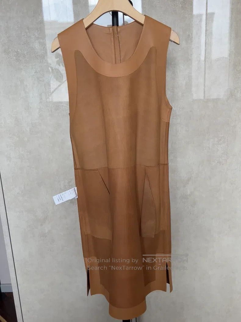 Loewe Loewe Lady's Sheepskin Sleeveless Dress, Slightly Dyed, Si Size XS / US 0-2 / IT 36-38 - 4 Thumbnail