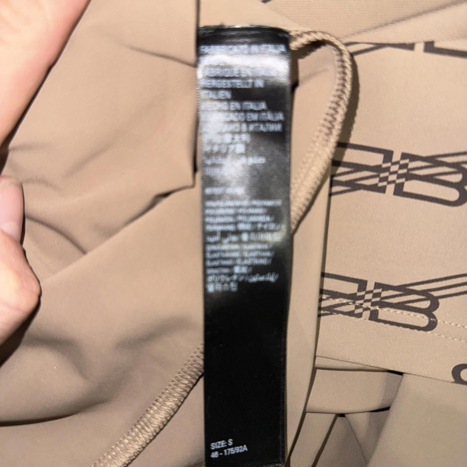 Balenciaga Balenciaga Monogram Swimwear Tee S Used Size US S / EU 44-46 / 1 - 8 Thumbnail