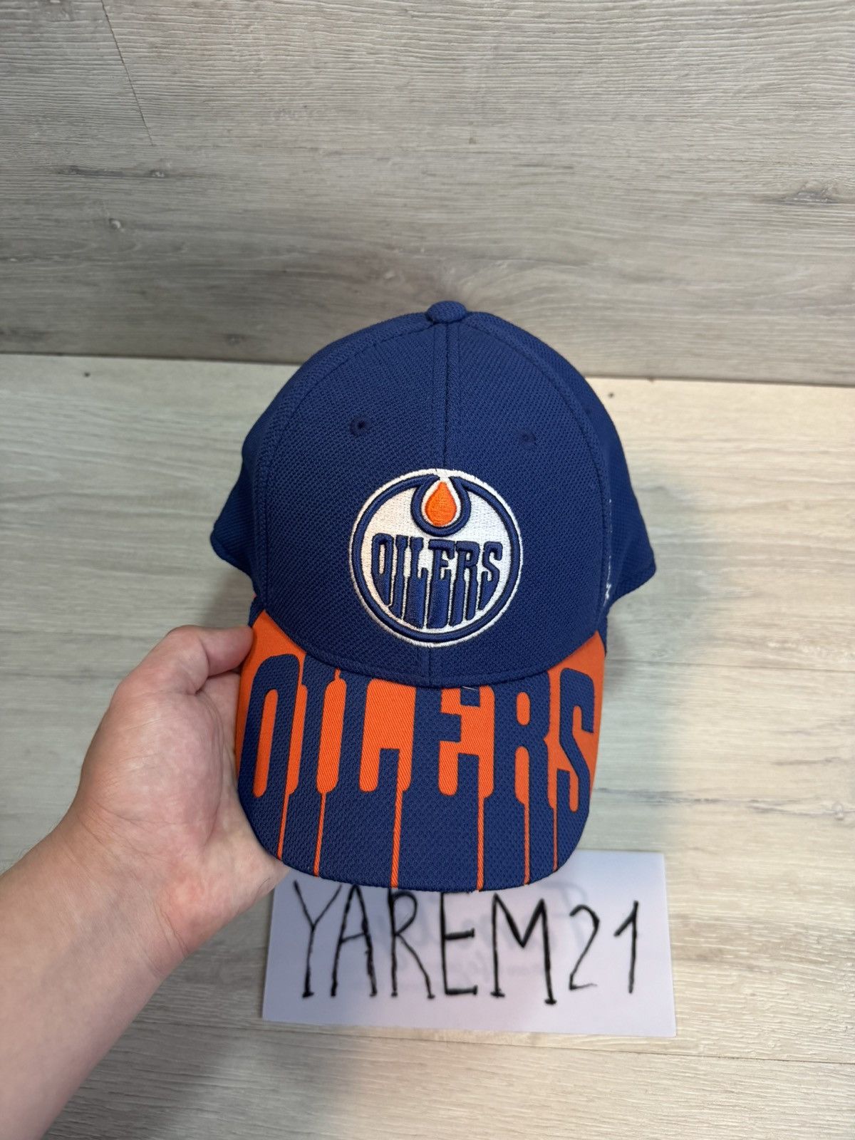 Reebok Edmonton Oilers reebok cap hat Size ONE SIZE - 2 Thumbnail