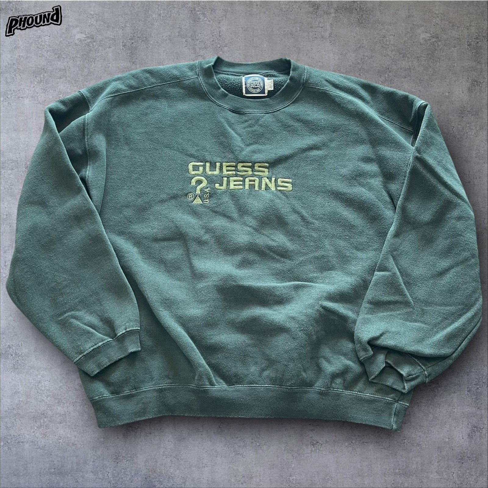 Guess Guess Jeans Sweatshirt L Crewneck Pullover Embroidered USA Size US L / EU 52-54 / 3 - 1 Thumbnail