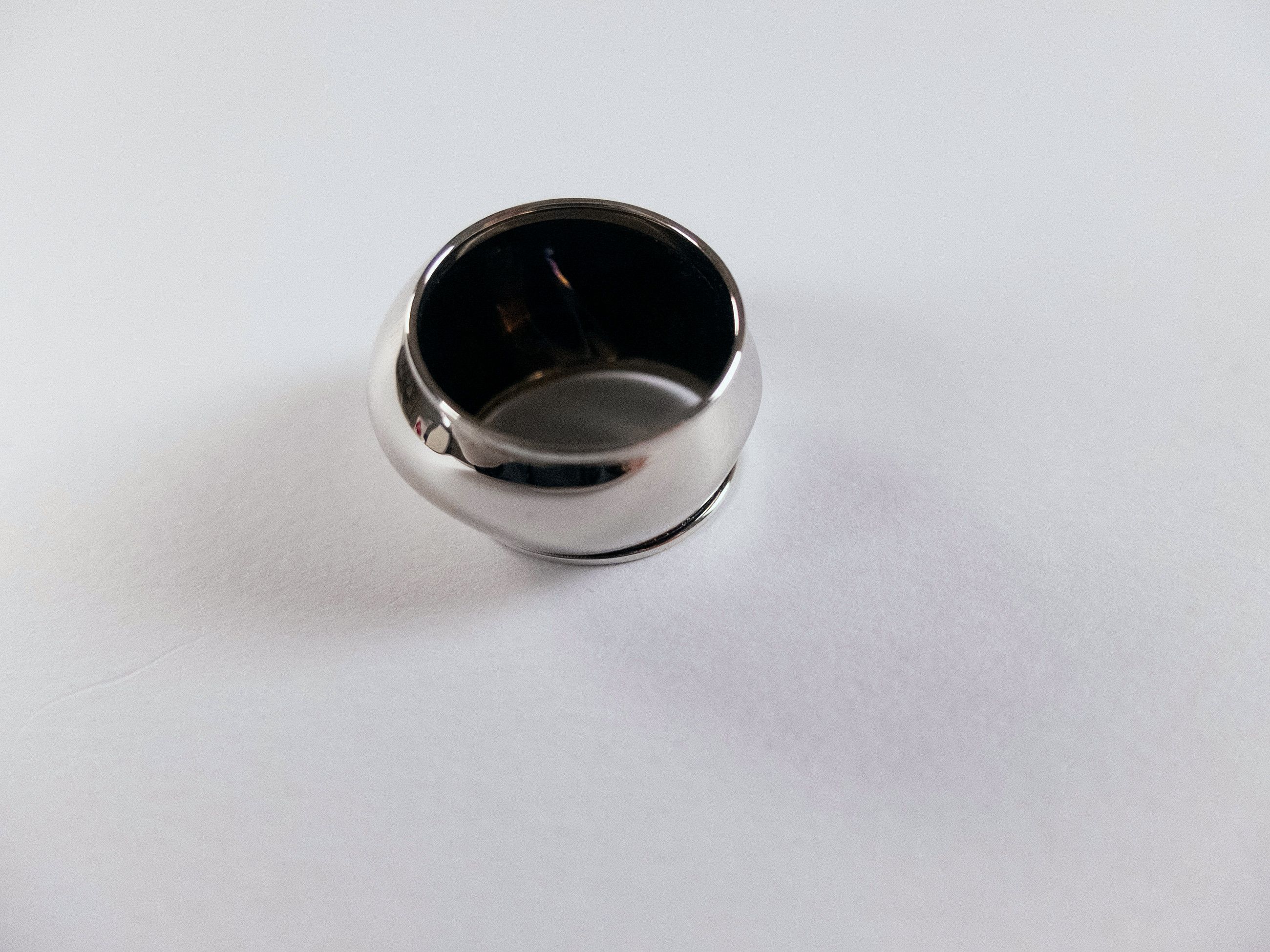 Alexander McQueen ALEXANDER MCQUEEN Gaze silver tone metal ring 19 / 9 q Size ONE SIZE - 5 Thumbnail