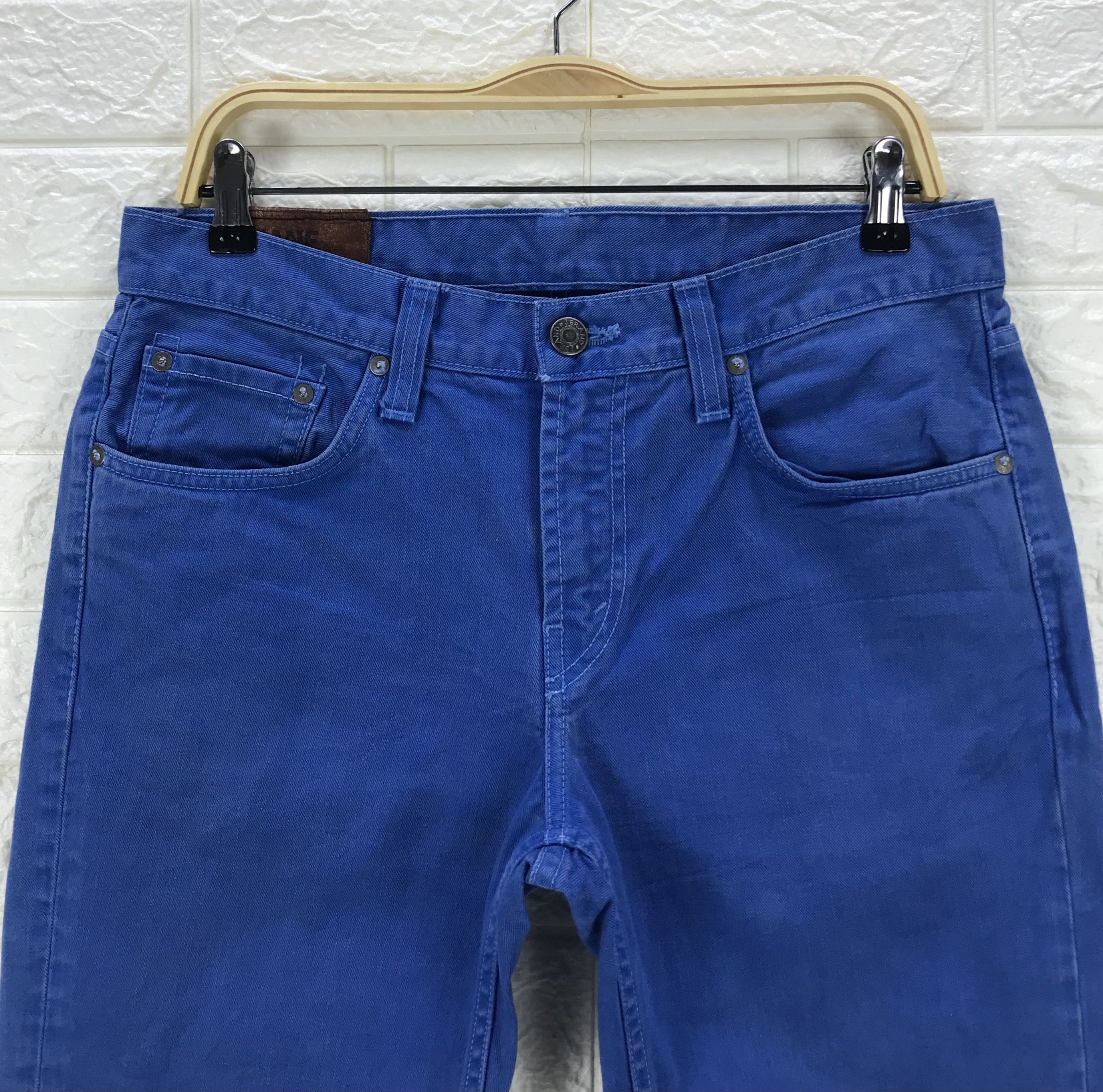 J Brand Vintage J Brand Indigo Blue Straight Cut Jeans Size US 31 - 2 Thumbnail