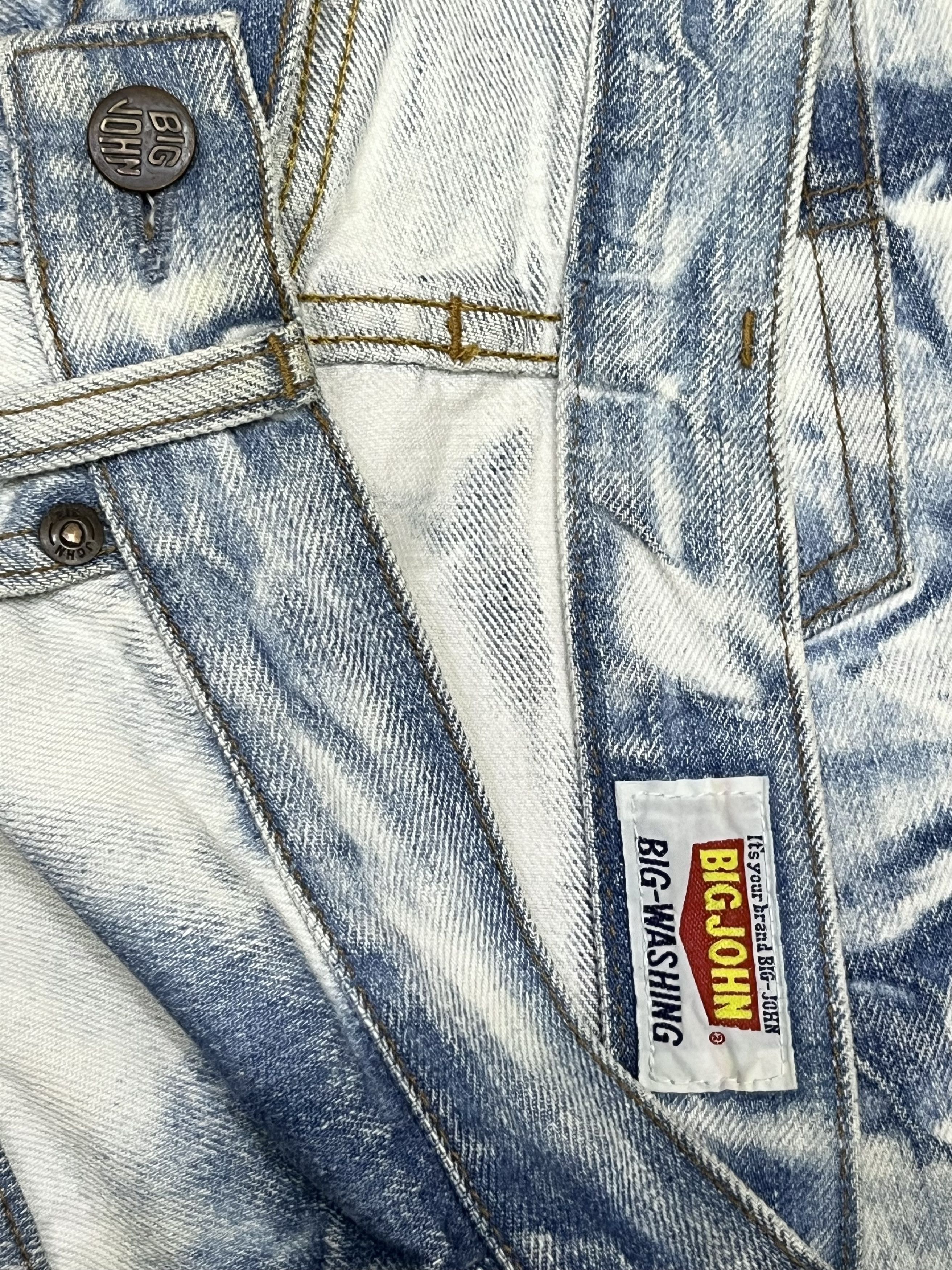 Big John ULTRA RARE🔥90’s BIG JOHN BIG-WASHING Acid Wash Flare Denim Size US 29 - 6 Thumbnail