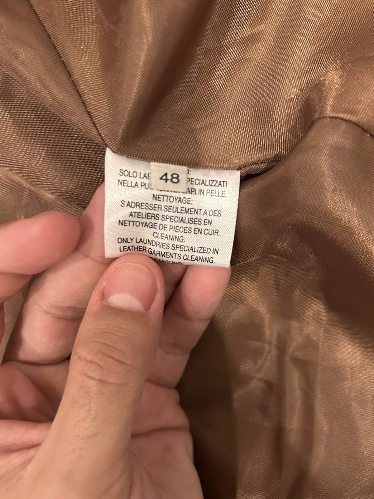 Other Vintage Italian Leather Jacket Size US M / EU 48-50 / 2 - 4 Thumbnail
