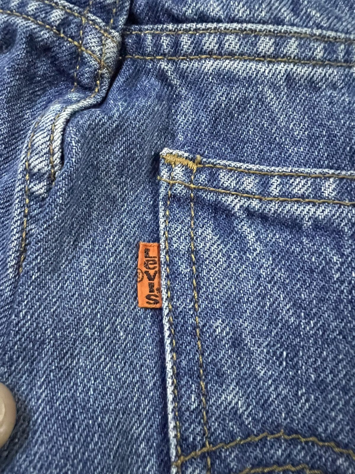 Levi's VTG Y2K LEVIS 607 BLUE JEANS ORANGE TAB Size US 30 / EU 46 - 4 Thumbnail