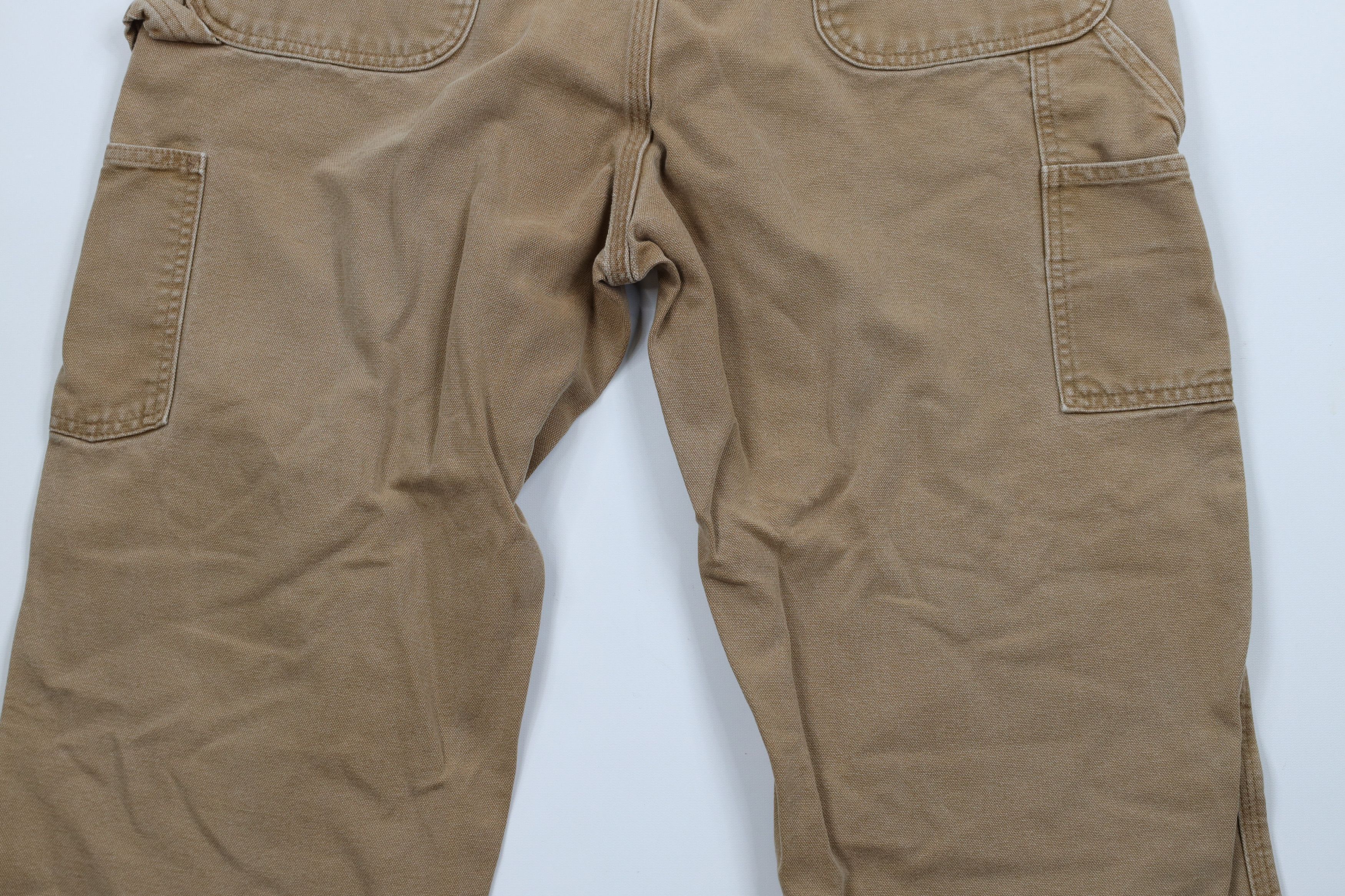 Carhartt × Vintage Vintage Y2K Carhartt Wide Leg Dungaree Pants Duck Brown Size US 40 / EU 56 - 10 Thumbnail