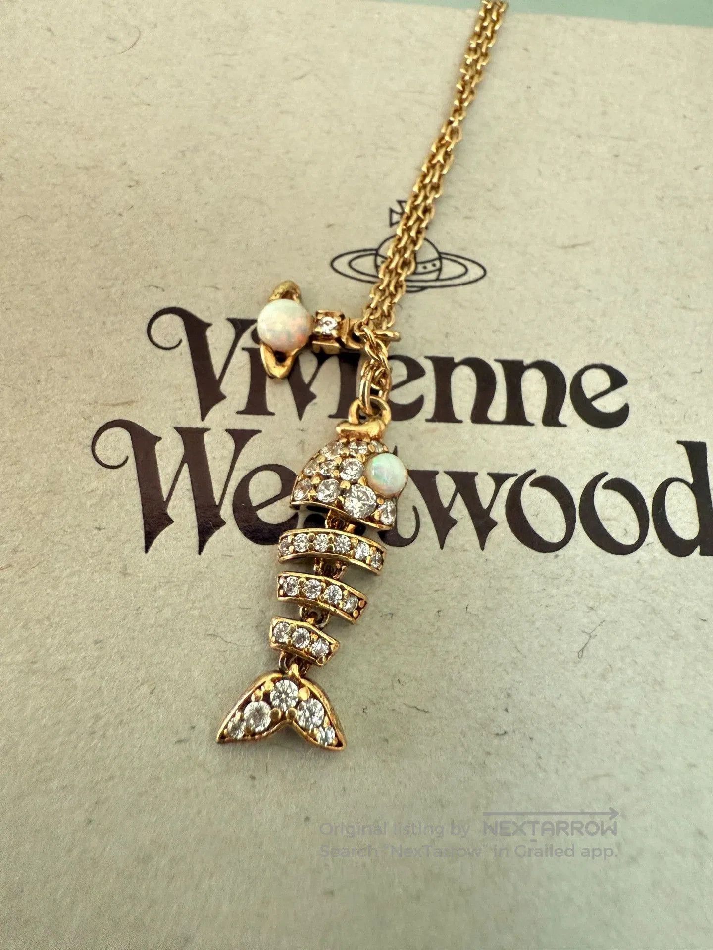 Tiffany & Co. vivienne westwood 925 silver fishbone necklace. Size ONE SIZE - 1 Thumbnail