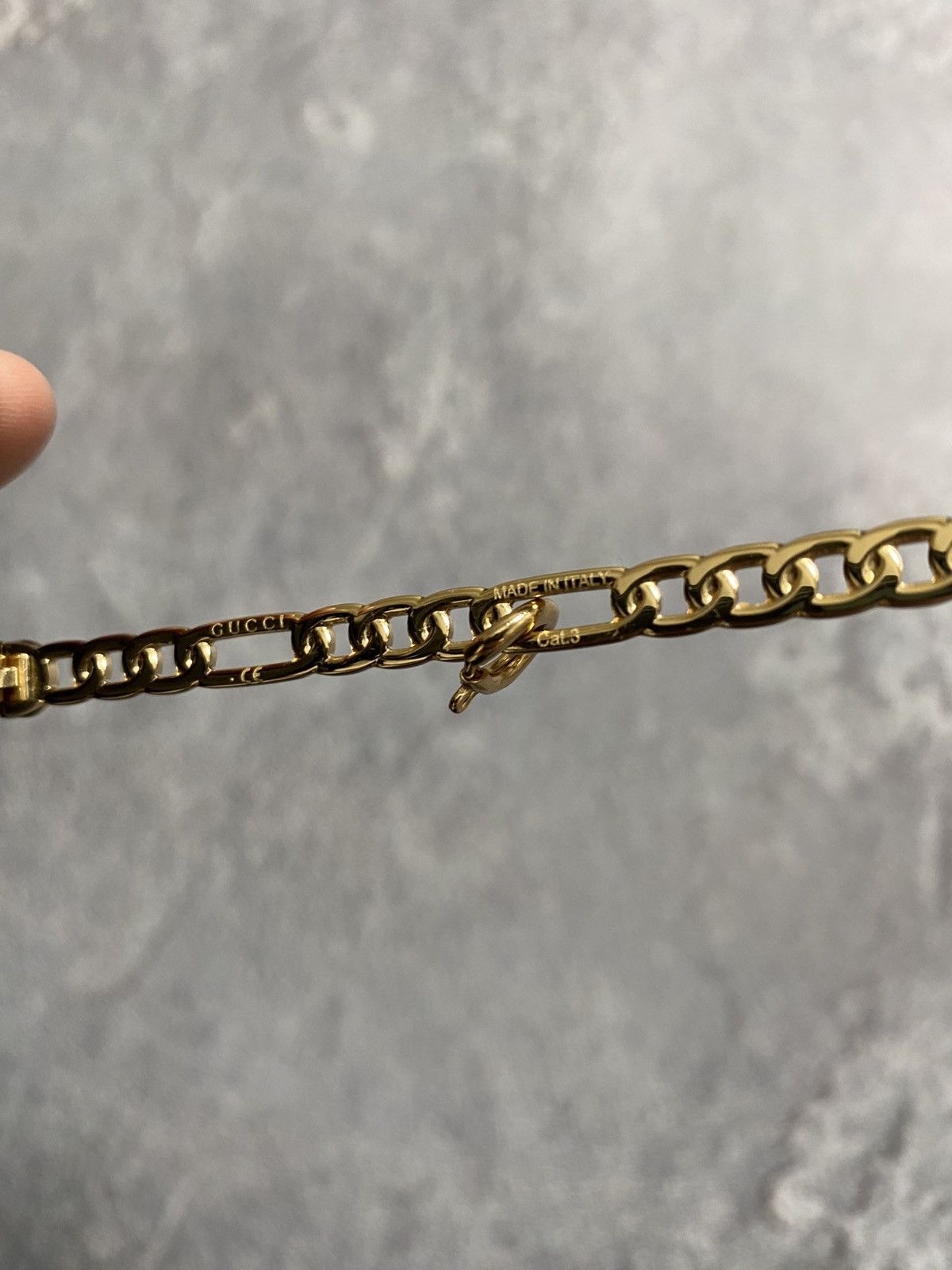 Gucci Gucci GG0723S 001 Sunglasses Square Gold Chain Temple Size ONE SIZE - 12 Thumbnail