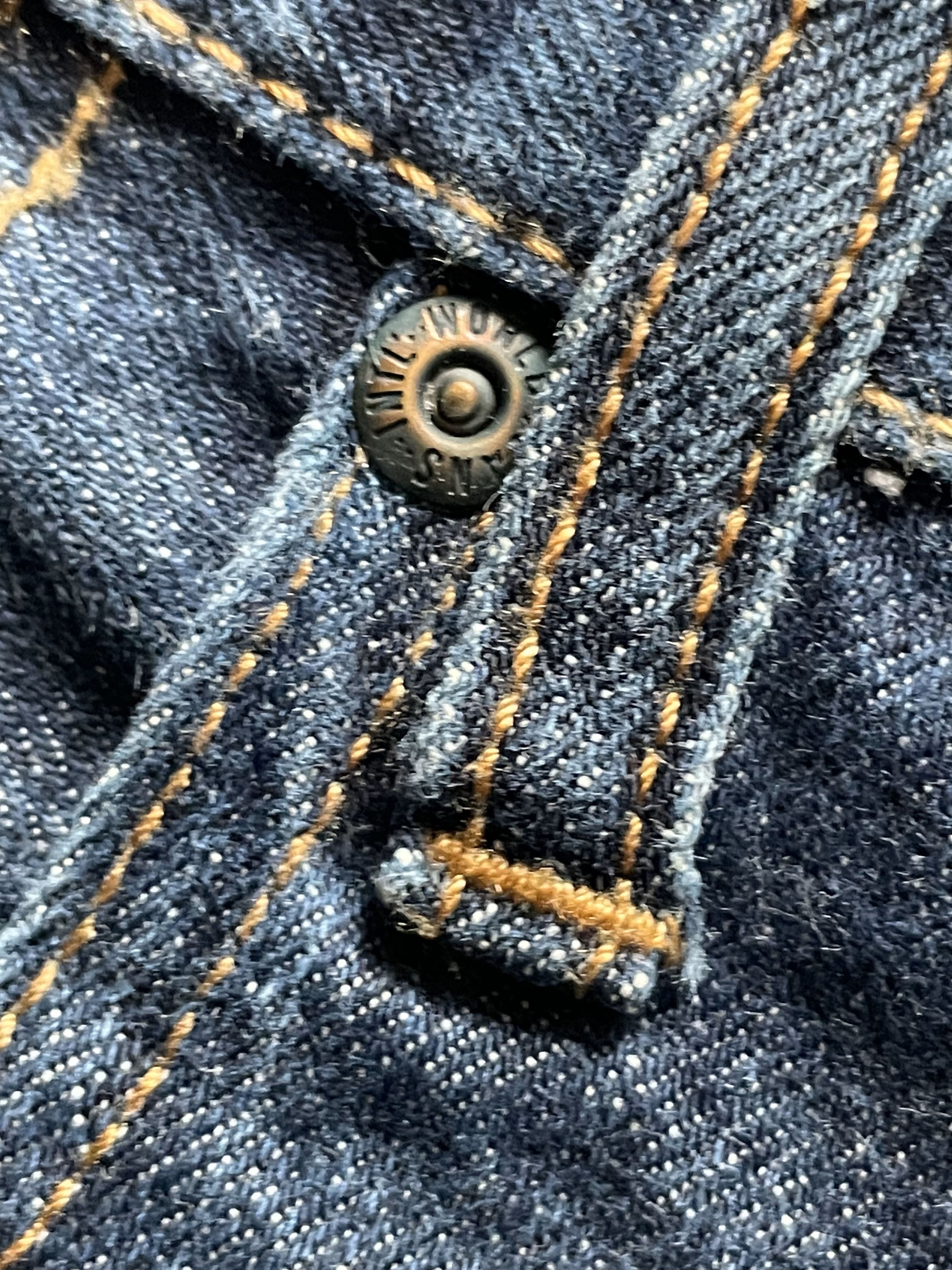 GU GU Japan Indigo Denim Size US 37 - 11 Thumbnail