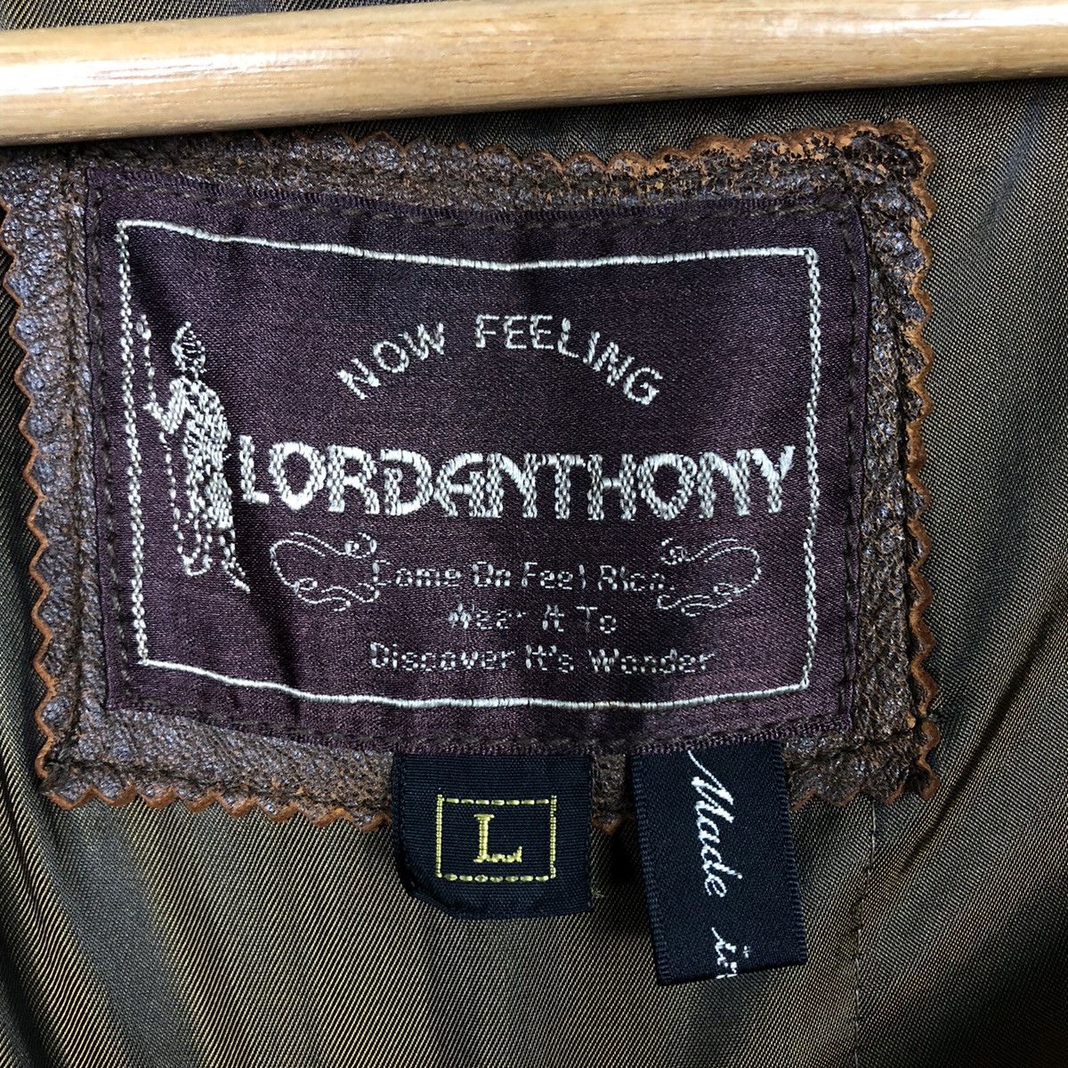 Japanese Brand × Vintage 📌Vintage Bomber Leather Jacket Lordanthony Issey Miyake Size US L / EU 52-54 / 3 - 19 Thumbnail