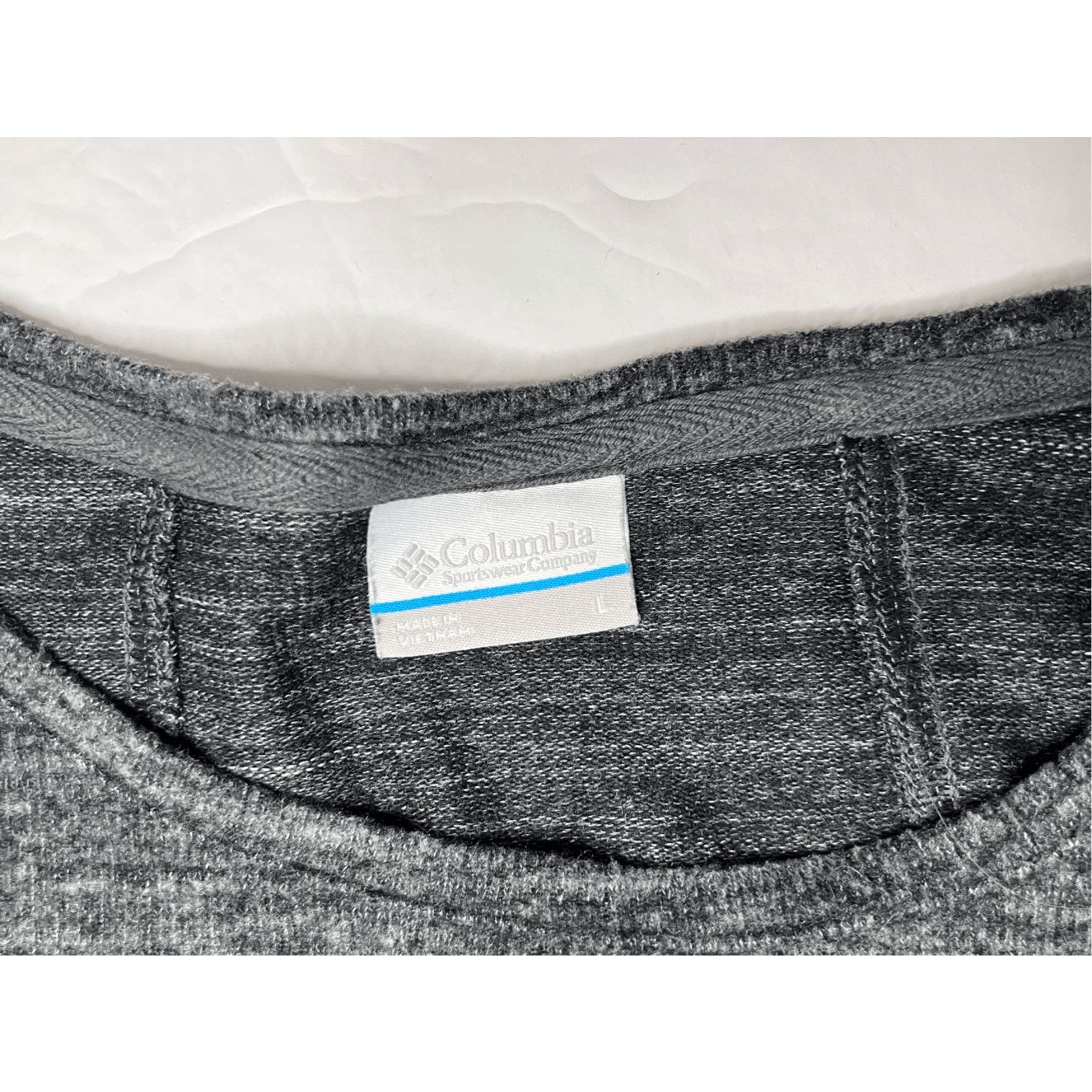 Columbia Columbia Hearth Pullover LS Charcoal Gray Top Shirt LARGE Size L / US 10 / IT 46 - 4 Thumbnail