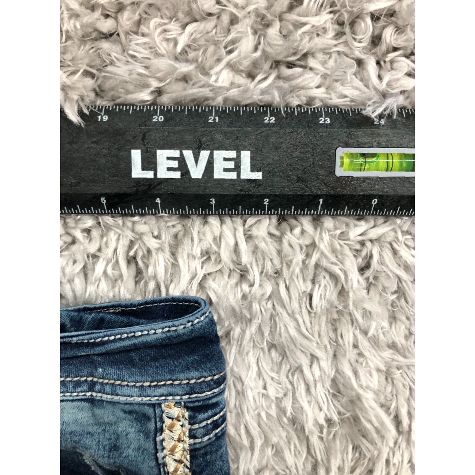 Almost Famous Almost Famous Jeans Skinny 22 Womens Plus Size Mid Rise Dark Wash Blue Vintage No Size 40" / US 18 - 2 Thumbnail