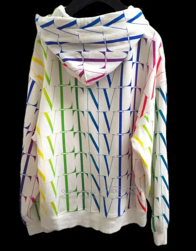 Valentino Valentino Colorful Logo Men's Hooded Sweatshirt . Size US S / EU 44-46 / 1 - 2 Thumbnail