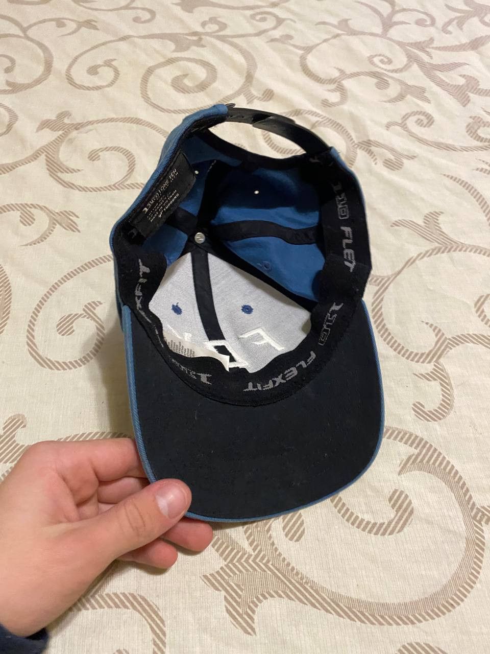 Fox Racing Fox Racing Flexfit Tech Logo Cap – Blue/Black Snapback Hat Size ONE SIZE - 7 Thumbnail