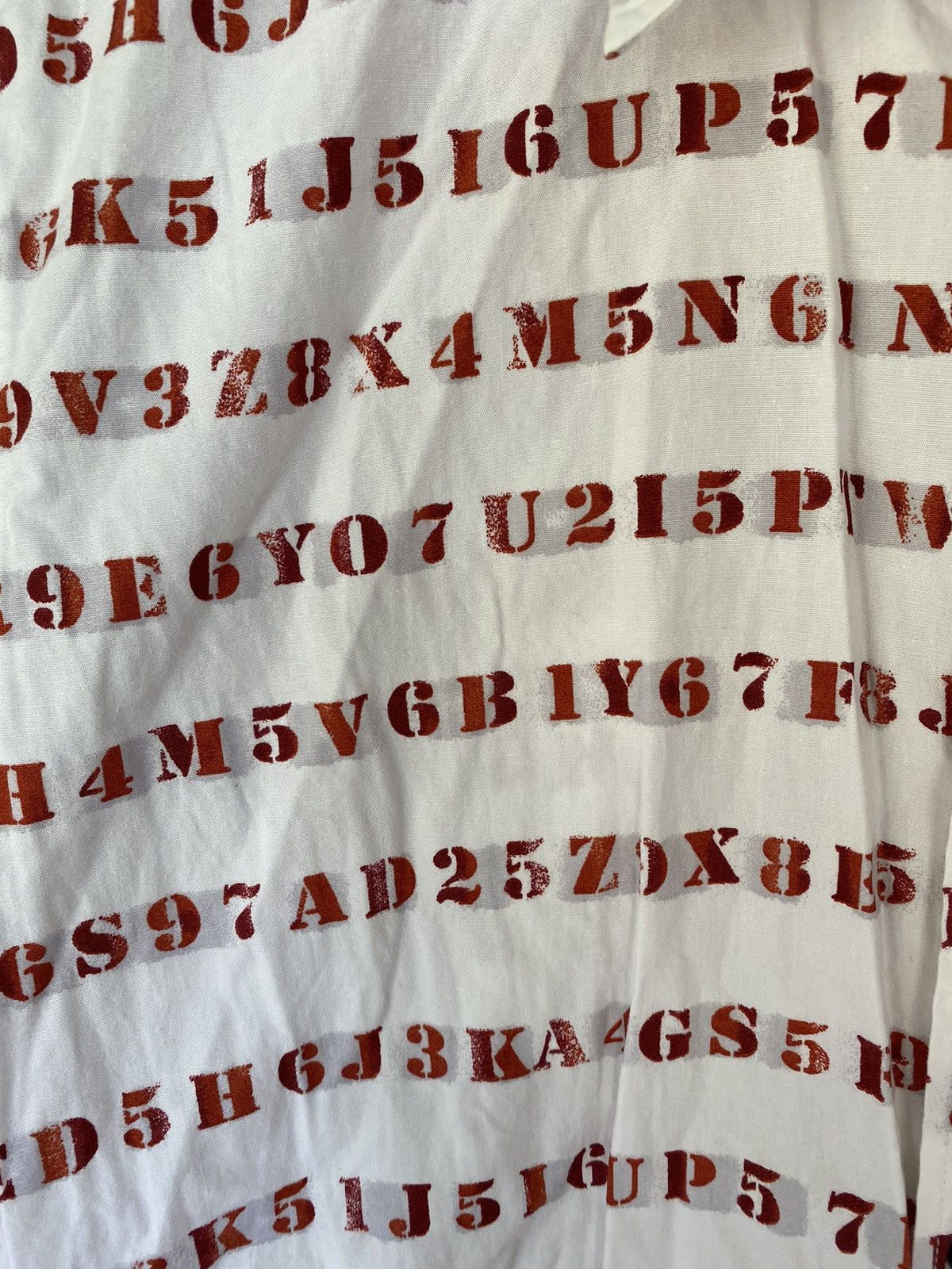 Japanese Brand Agate Japan Numeric Prisoners print Size US M / EU 48-50 / 2 - 5 Thumbnail