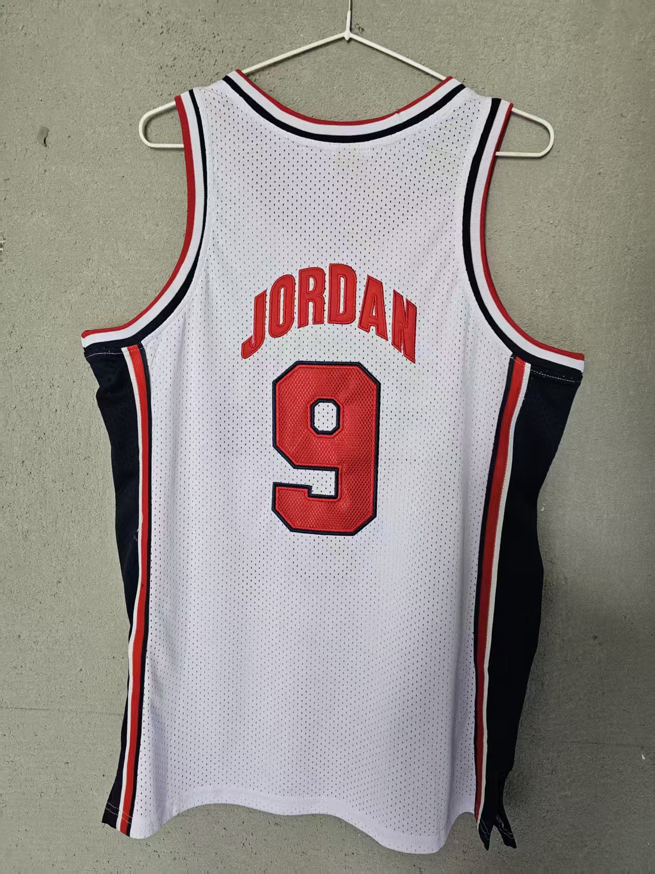 Michael Jordan Jersey USA White Double Stitched XXL