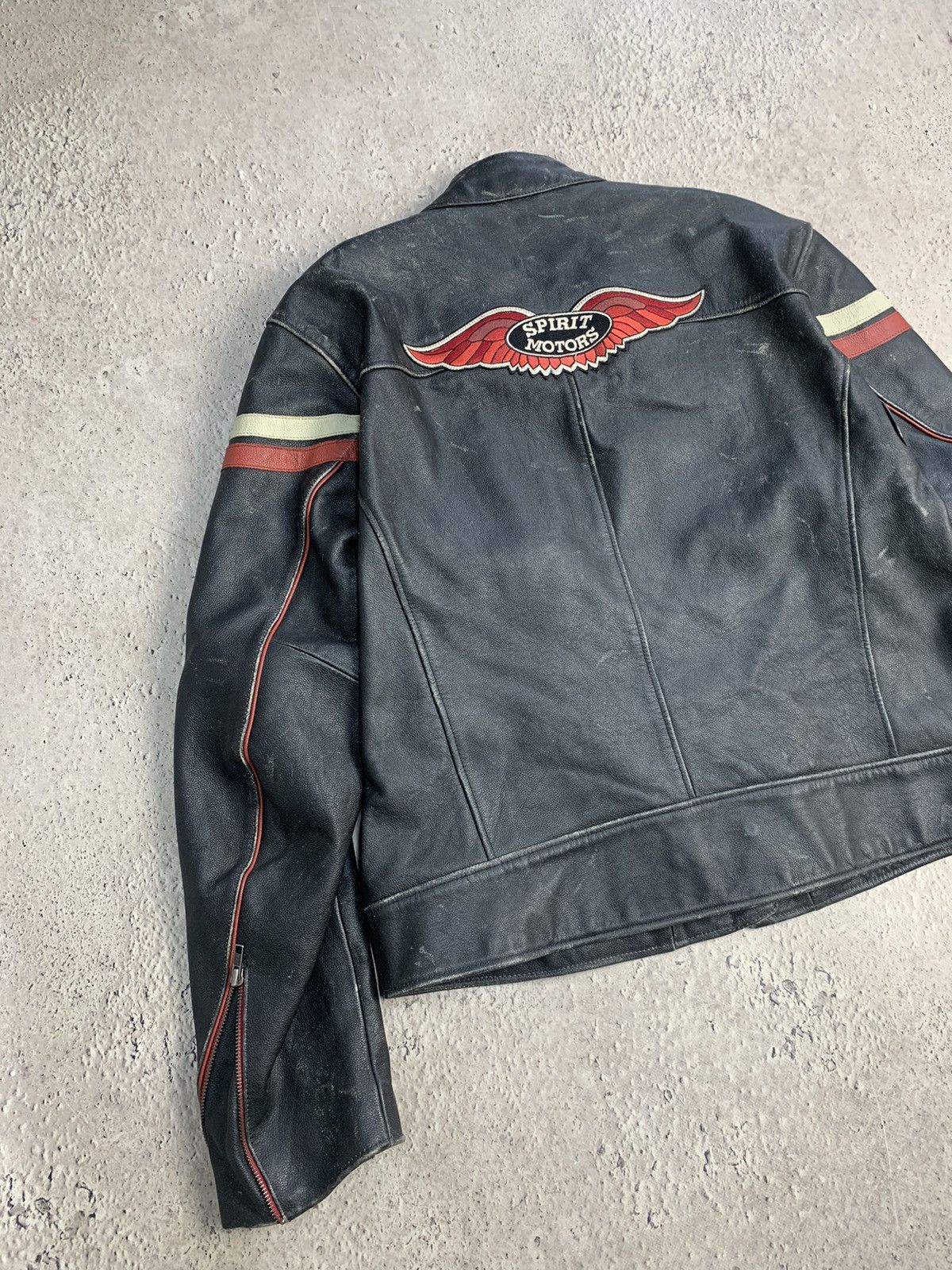 Harley Davidson Harley Davidson Leather Biker Jacket USA Vintage 90s Size US XL / EU 56 / 4 - 5 Thumbnail