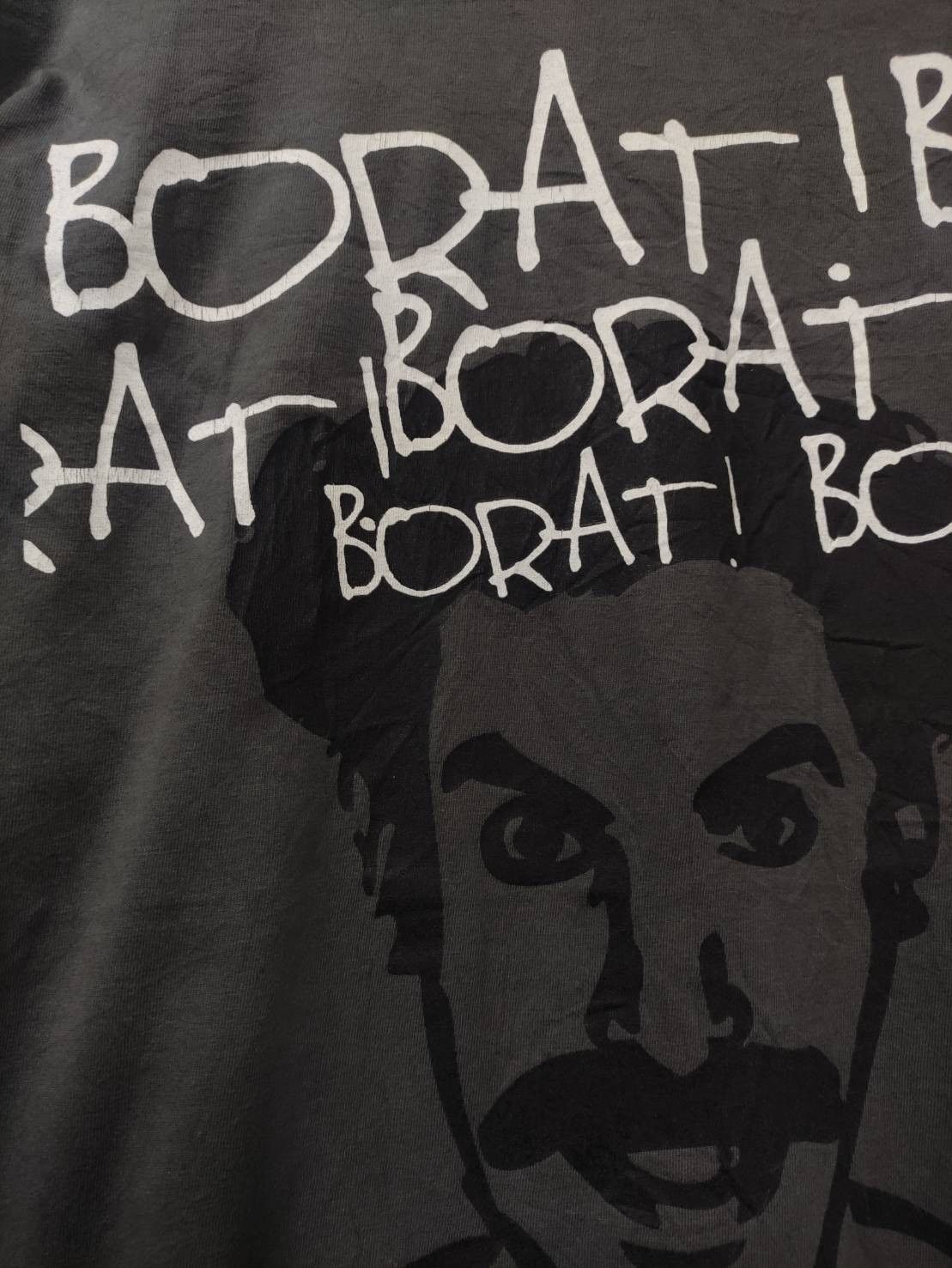 Vintage Vtg 2006 Borat Movie Promo T-Shirt Size US M / EU 48-50 / 2 - 3 Thumbnail
