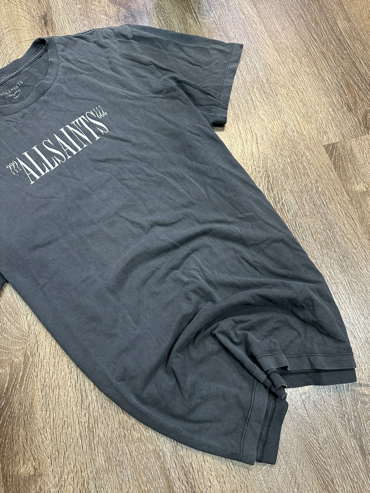 Allsaints AllSaints T-Shirt Graphite Faded Big Logo Size US XS / EU 42 / 0 - 4 Thumbnail
