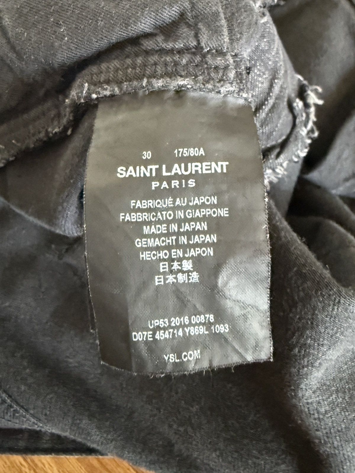 Saint Laurent Paris Saint Laurent Distressed Denim Size US 30 / EU 46 - 5 Thumbnail