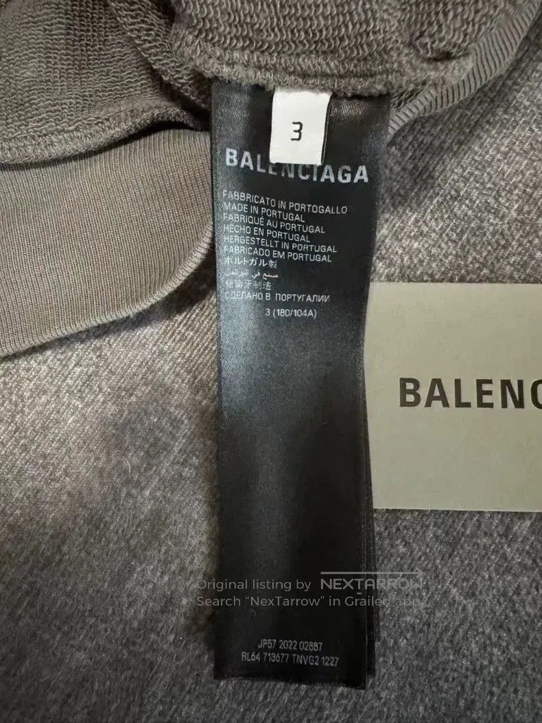 Balenciaga Balenciaga Coke Print Hoodie Gray. Size US S / EU 44-46 / 1 - 4 Thumbnail