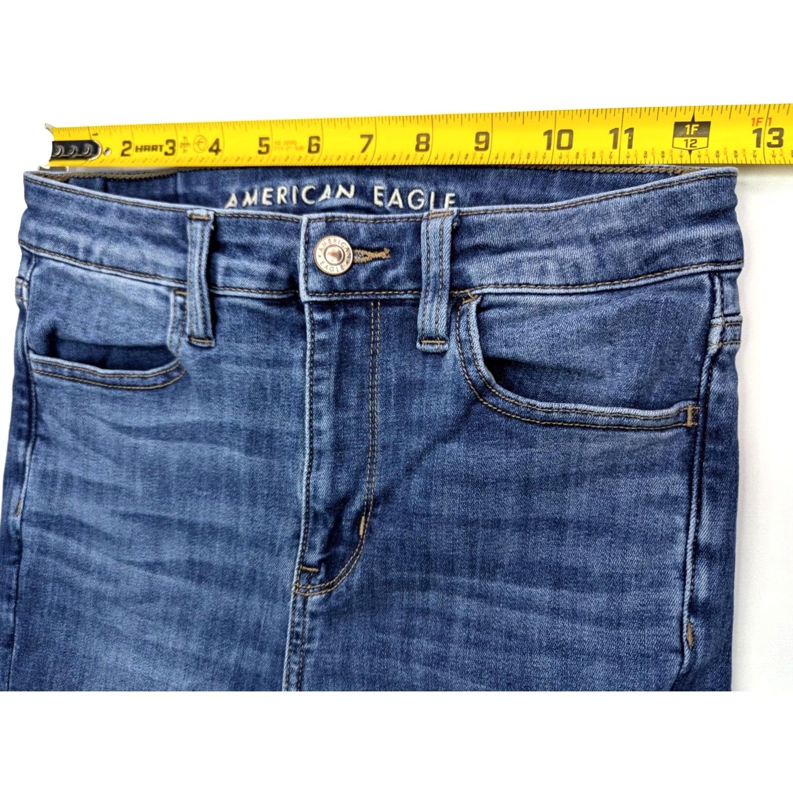 American Eagle Outfitters American Eagle Outfitters Jegging Denim Jeans, Women 0 Short (25x26) Blue Size 28" / US 6 / IT 42 - 7 Thumbnail