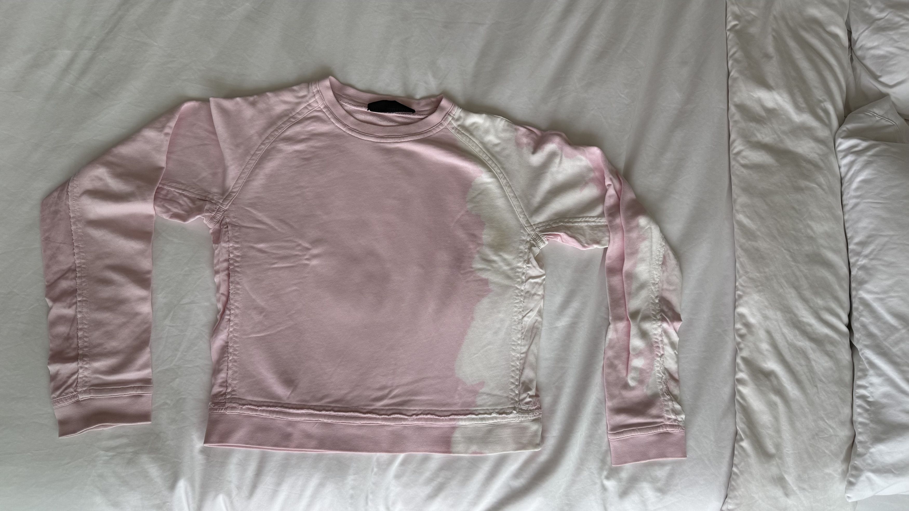 Haider Ackermann Haider Ackermann Pink Perth Crewneck Bleached Sweatshirt Size US M / EU 48-50 / 2 - 8 Thumbnail