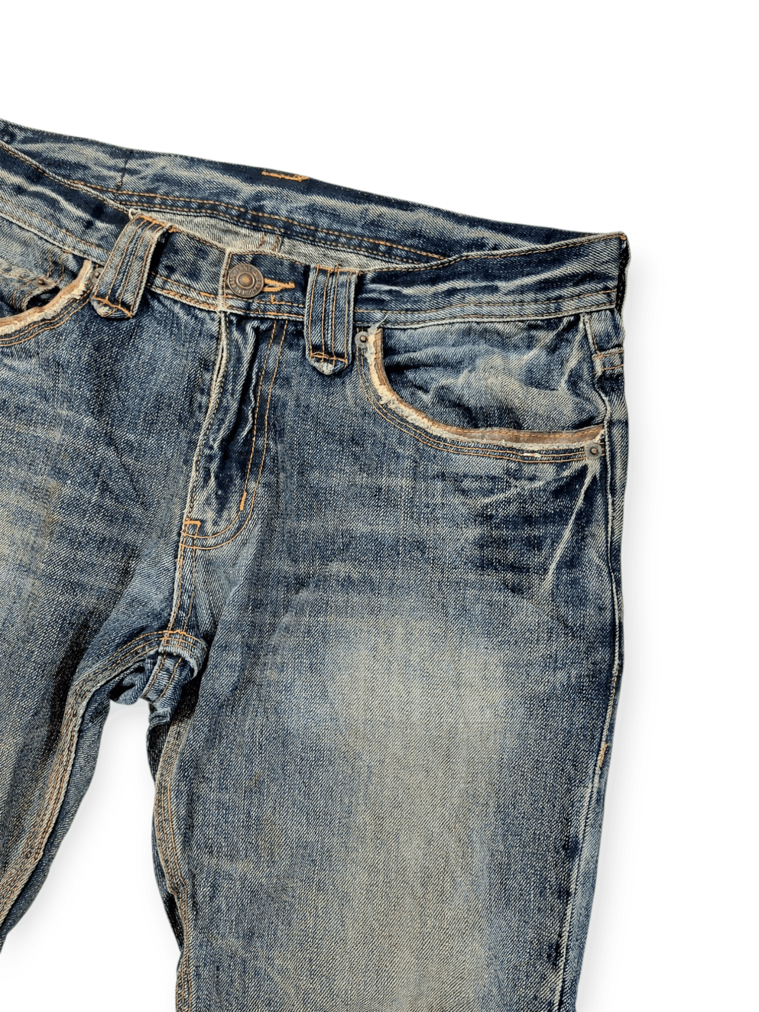 Vintage Vintage Edge Ruppert Punk Flare Denim Size US 32 / EU 48 - 6 Thumbnail