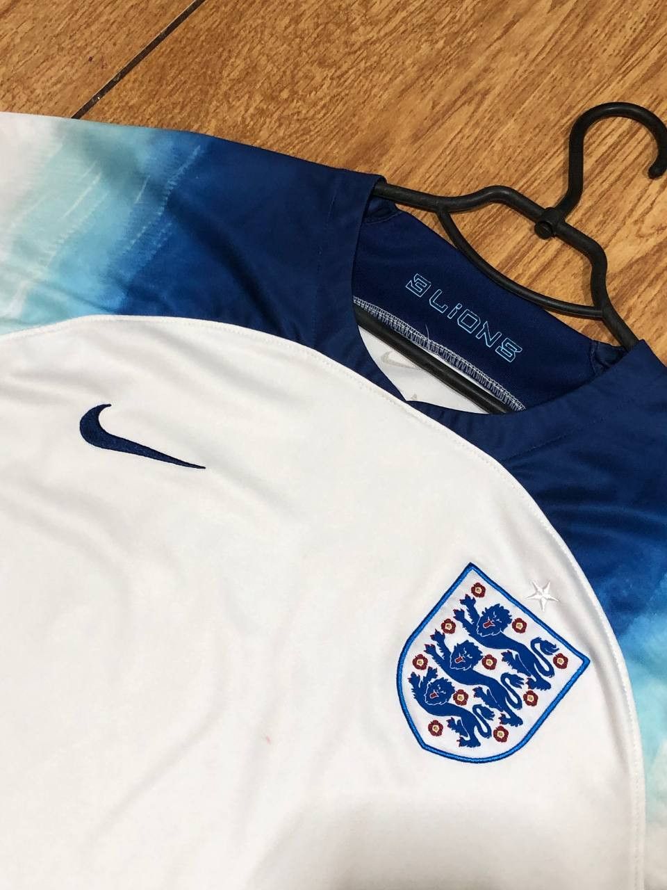 Nike Vintage T-shirt white Jerseys Nike football England Y2K Size US XL / EU 56 / 4 - 6 Thumbnail