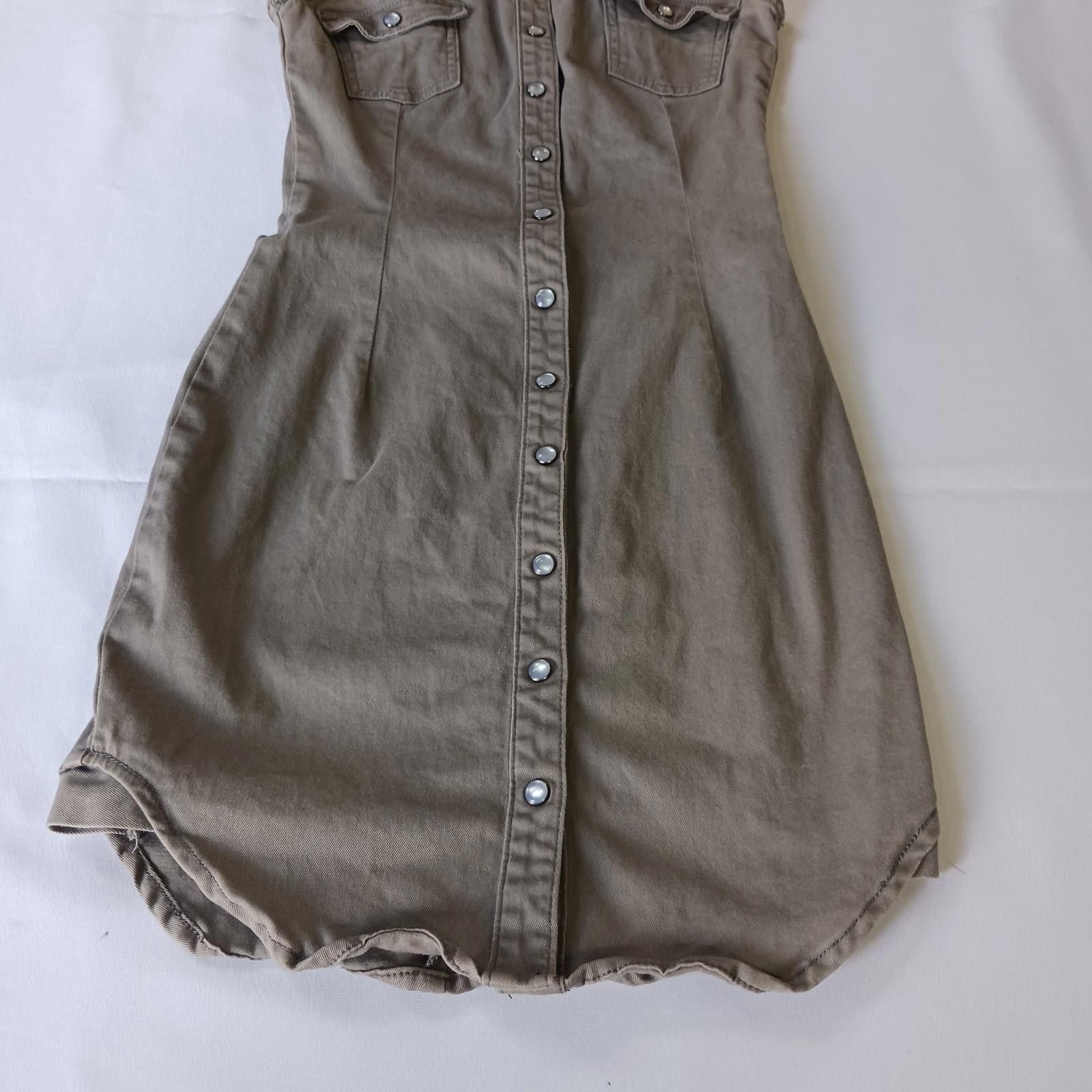 Other Funky Soul Womens Greenish Gray Snap Button Dress Size Small Size S / US 4 / IT 40 - 12 Thumbnail