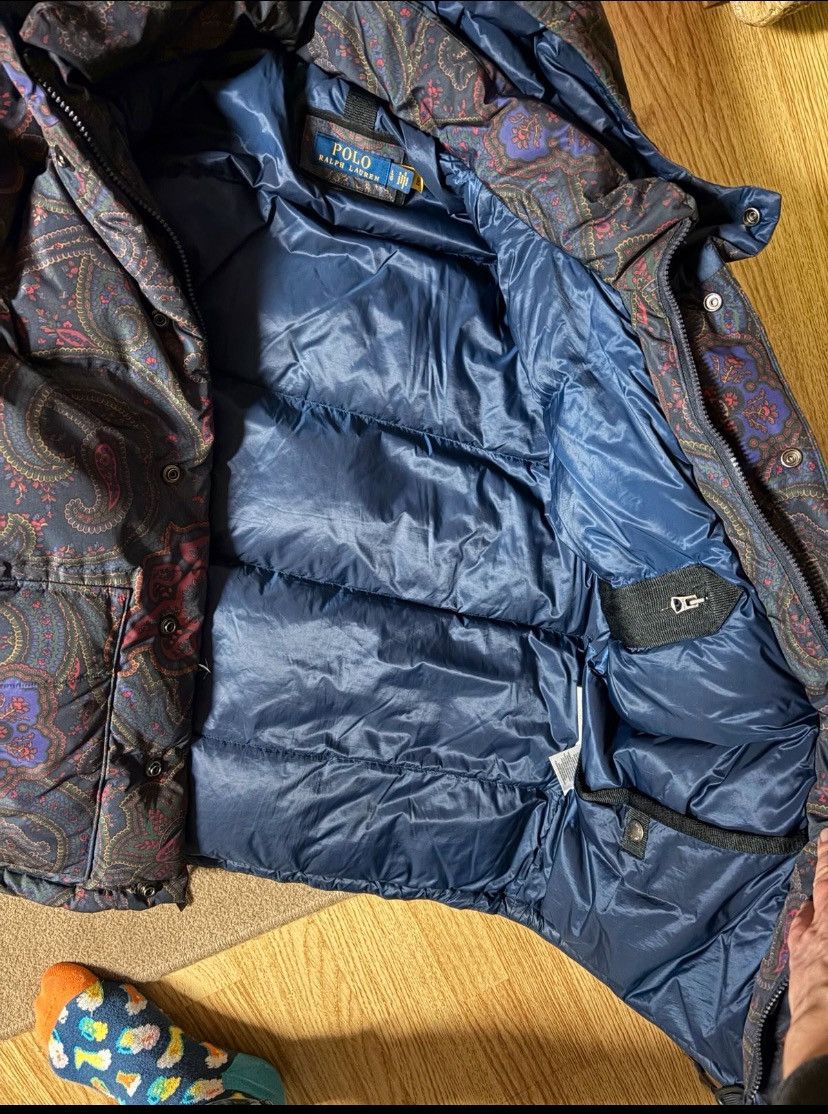 Polo Ralph Lauren Ralph Lauren Paisley Down Puffer Jacket Size US L / EU 52-54 / 3 - 4 Thumbnail