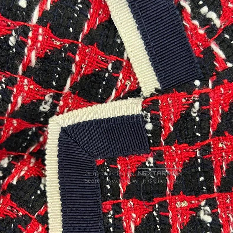 Gucci Gucci Red check coat Size S / US 4 / IT 40 - 6 Thumbnail