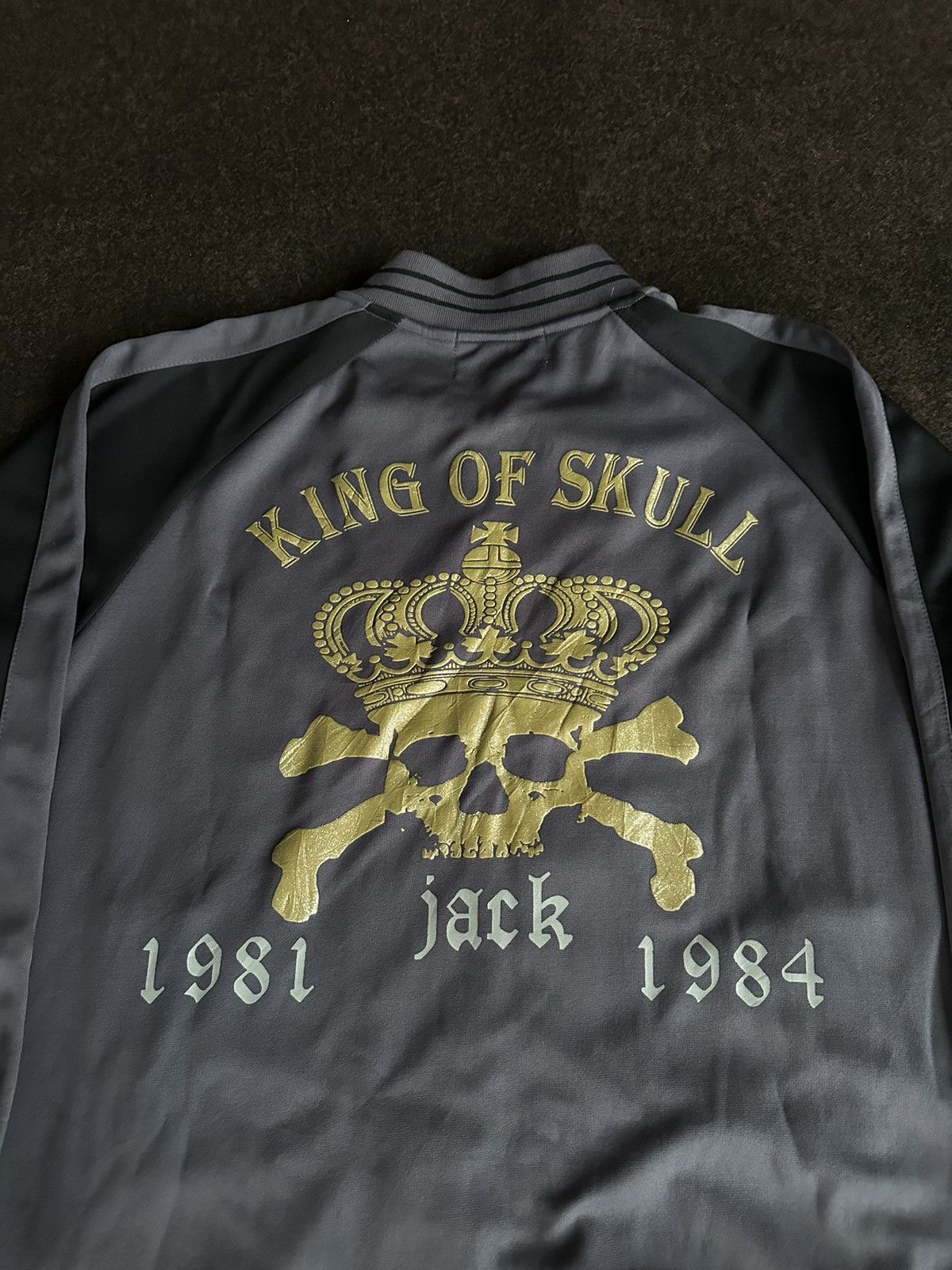 Yasuyuki Ishii King Of Skulls Big Logo Zipper Track Jacket Z91 Size US L / EU 52-54 / 3 - 6 Thumbnail