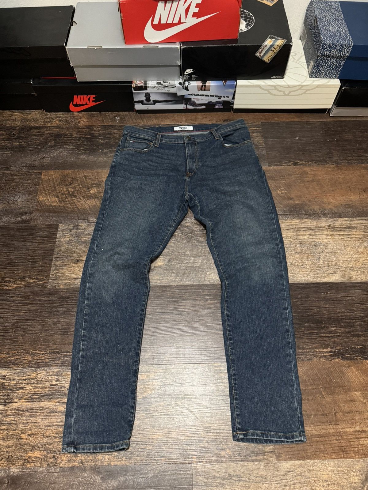 Tommy Hilfiger Tommy Hilfiger Skinny Denim – Dark Blue (Size 38) Size US 38 / EU 54 - 1 Thumbnail