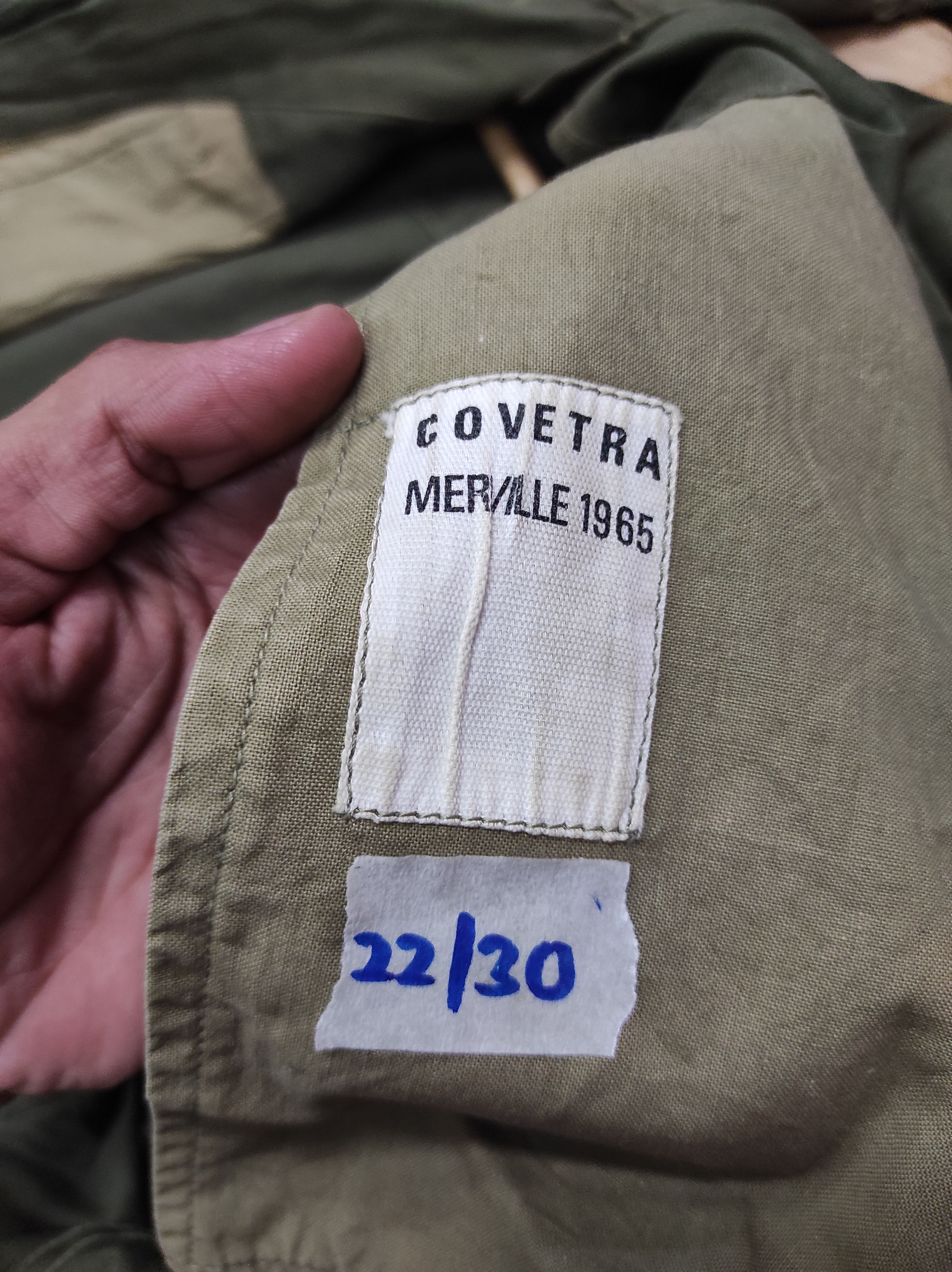 Vintage COVETRA MERVILLE 1965 VTG 60'S UNIFORM JACKET DISTRESSED Size US M / EU 48-50 / 2 - 11 Thumbnail