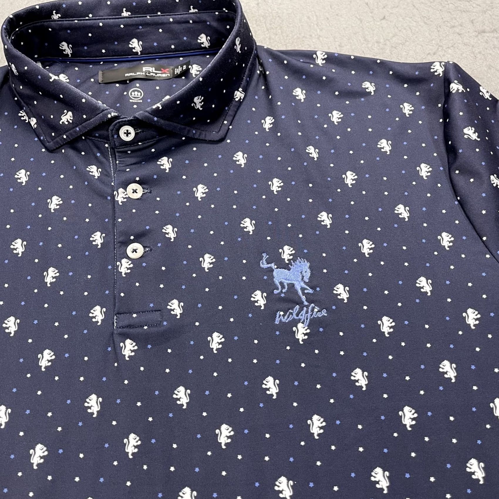 RLX Ralph Lauren RLX Ralph Lauren Polo Shirt Mens XL Blue Golf Abstract Performance Logo Polo Shirt XL Mens Blue RLX Ralph Lauren Polo Golf Abstract Logo Size US XL / EU 56 / 4 - 3 Thumbnail