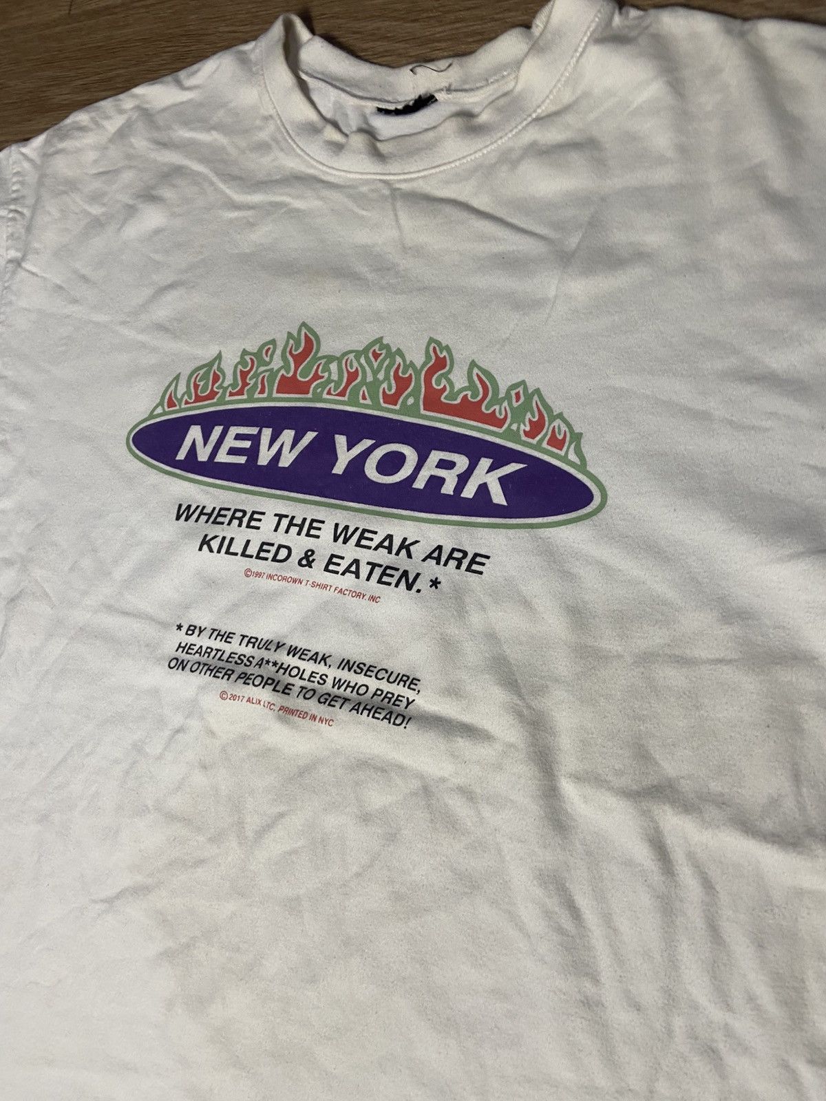 Other New York Where The Weak Are Killed & Eaten Size US XL / EU 56 / 4 - 2 Thumbnail