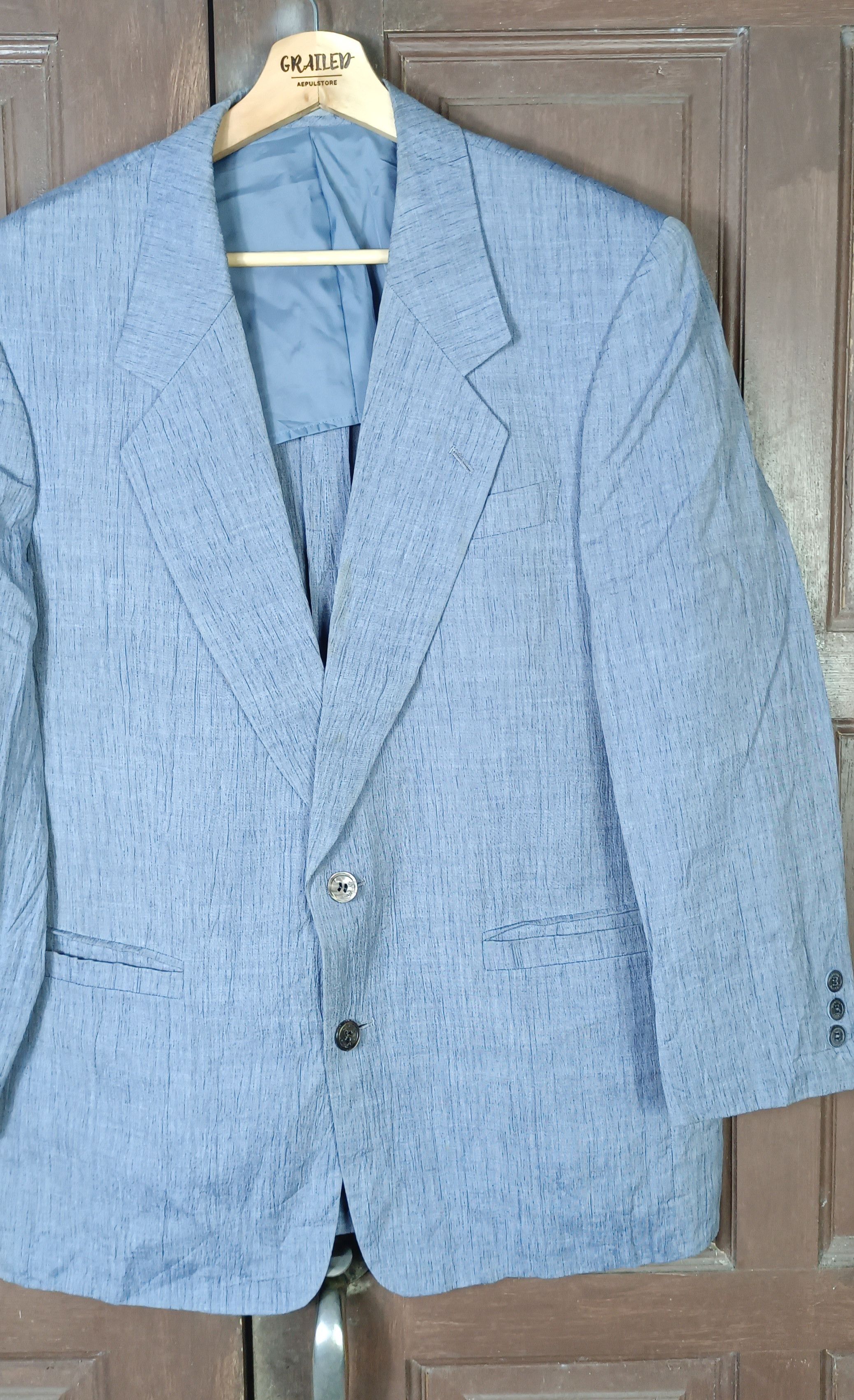 Lanvin Vintage💥Lanvin Paris Suit Man Fashion Size 40L - 4 Thumbnail