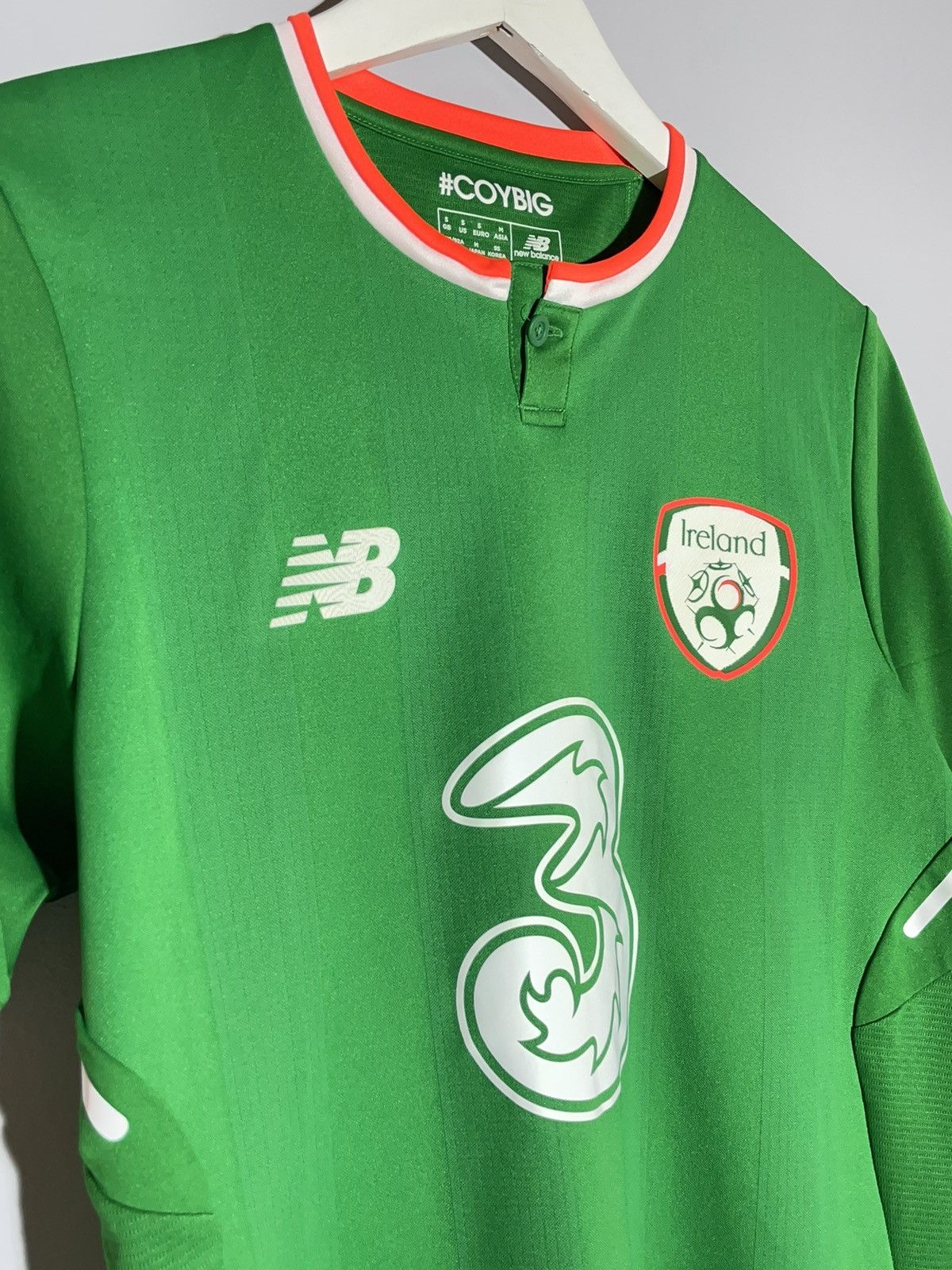 New Balance National Team Ireland 2017 Home Y2k Football Shirt Size US S / EU 44-46 / 1 - 3 Thumbnail