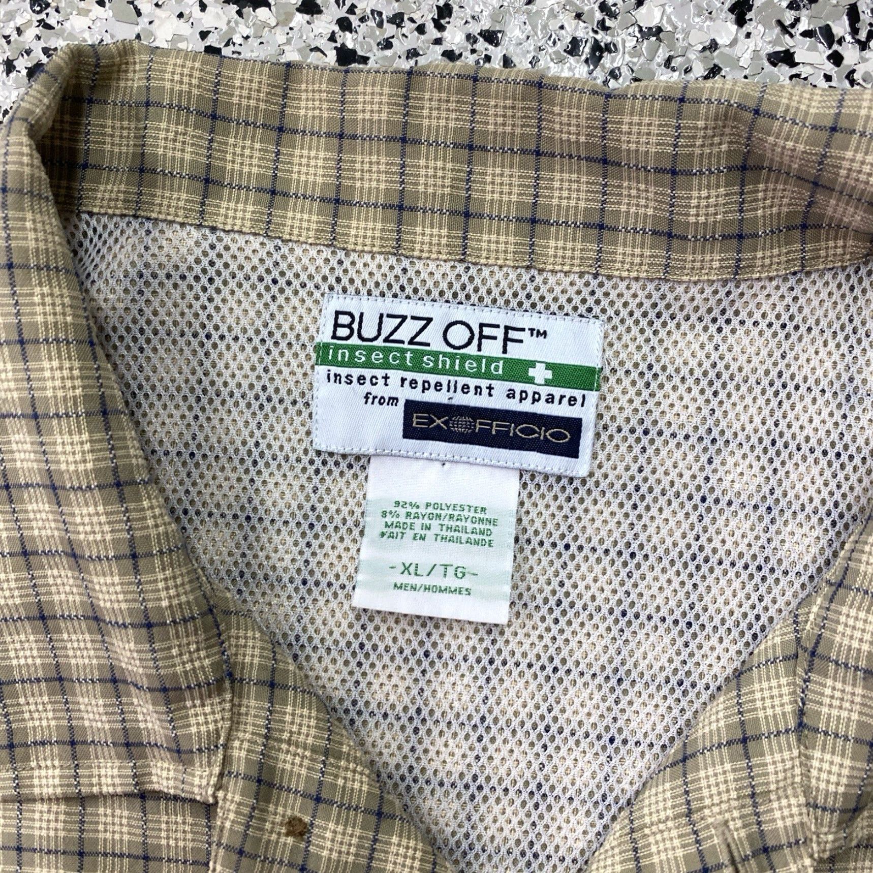 ExOfficio **ExOfficio Insect Shield Buzz Off Vented Beige XL Button-Up Shirt** User: ExOfficio Insect Shield Buzz Off Vented Beige XL Button-Up Shirt Size US XL / EU 56 / 4 - 2 Thumbnail
