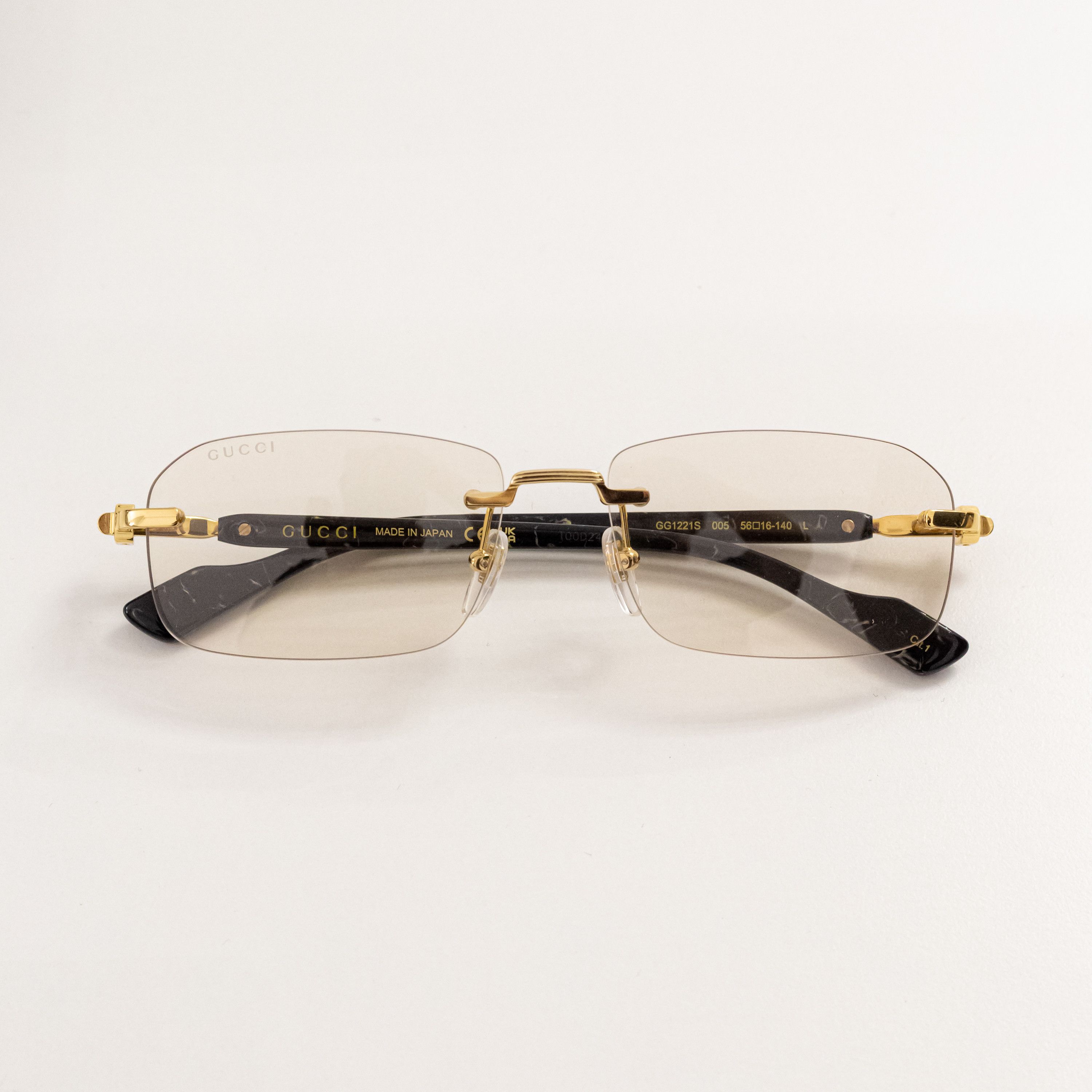 Gucci GUCCI GG1221S 005 Sunglasses GOLD Size ONE SIZE - 10 Thumbnail