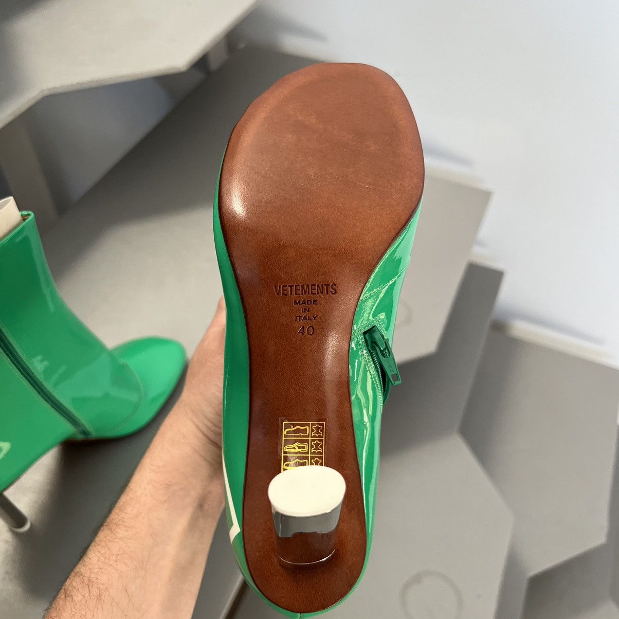 Vetements Vetements Green EXIT Boots Size US 10 / IT 40 - 6 Thumbnail