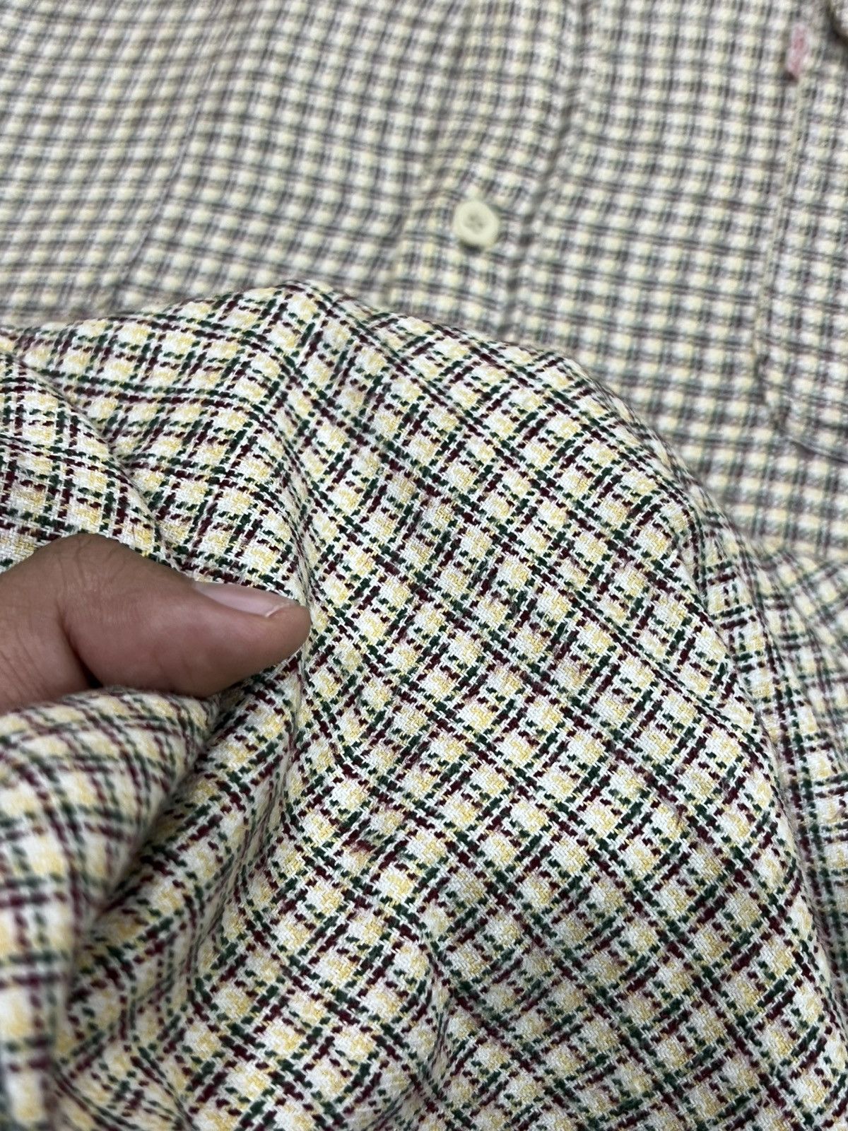 Levi's Vintage Clothing Vtg 90's Levis Double Pocket Flannel Shirt Size US XL / EU 56 / 4 - 12 Thumbnail