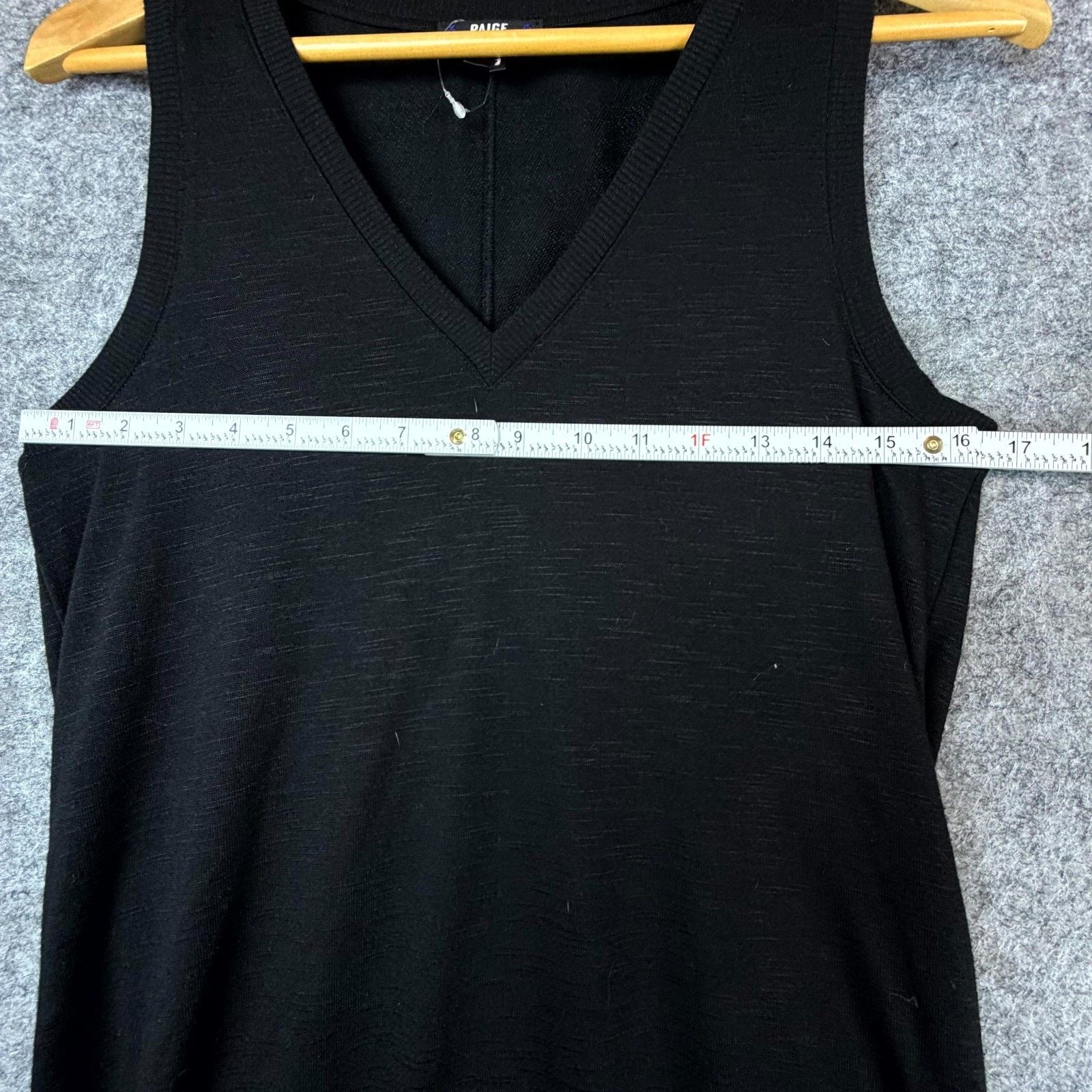Paige Paige Sage Tank Dress Womens Small Black Stretch Side Slits Size S / US 4 / IT 40 - 3 Thumbnail