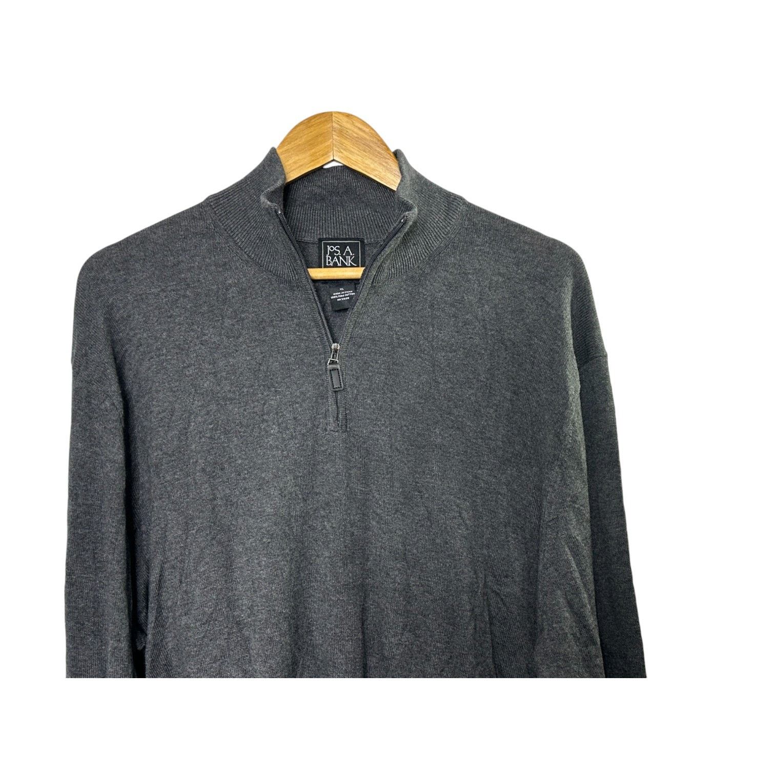 Jos. A. Bank Jos. A. Bank Traveler Pima Cotton 1/4 Zip Sweater Men's XL Size US XL / EU 56 / 4 - 3 Thumbnail