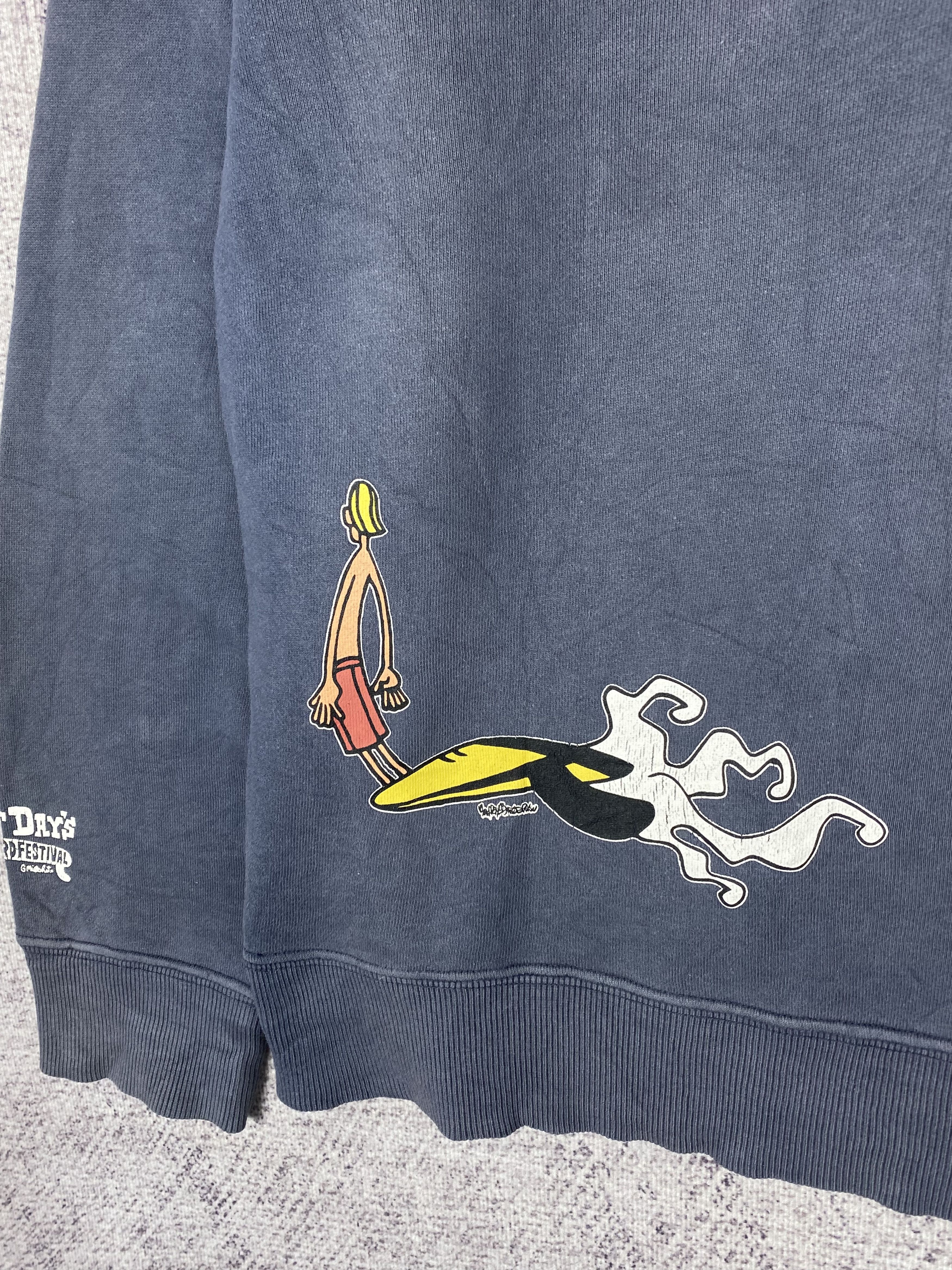 Japanese Brand Vintage Surf Days Pocket Tee Sweatshirts Size US M / EU 48-50 / 2 - 7 Thumbnail
