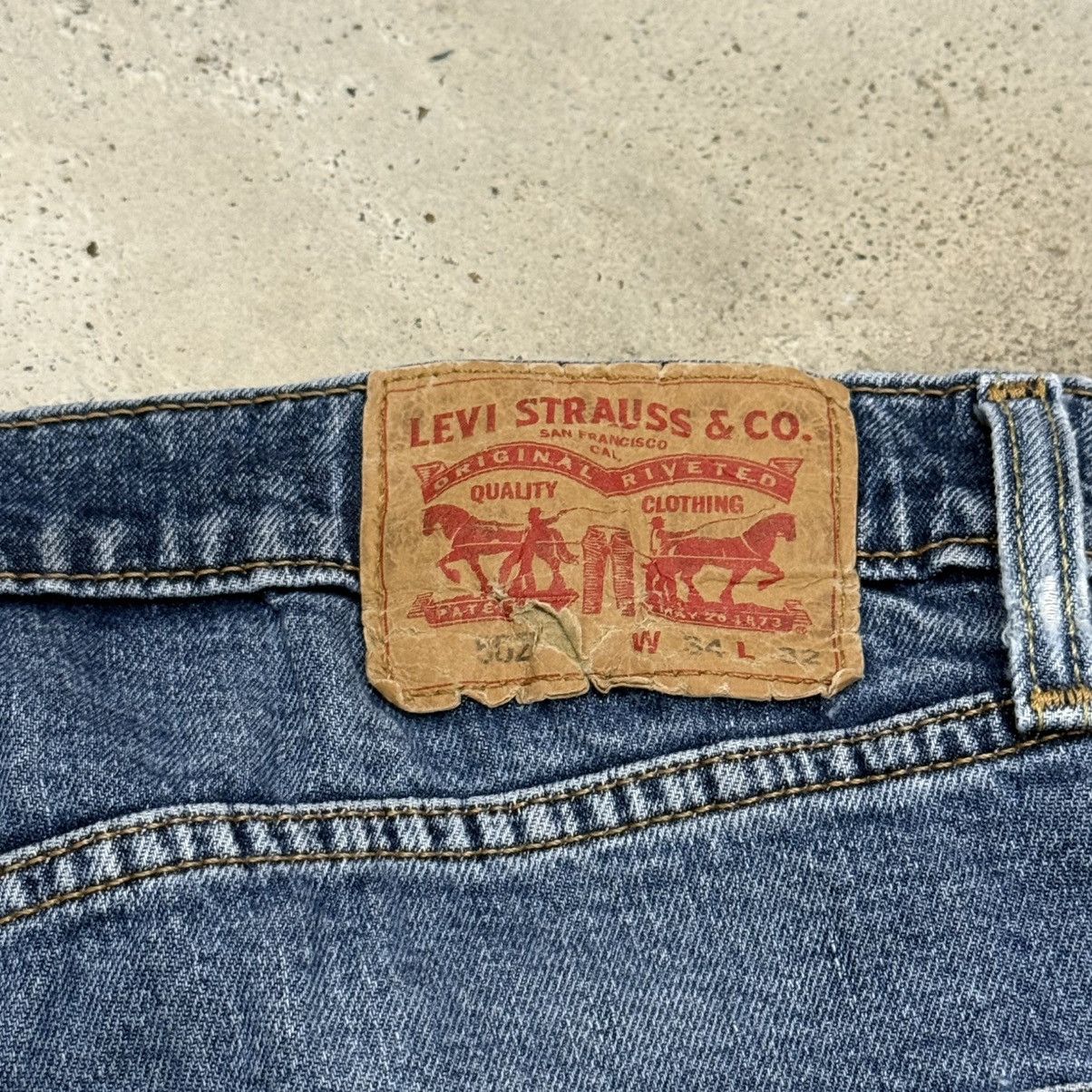 Levi's Y2K Levis 502 Stretch Jeans Denim Pants Size US 34 / EU 50 - 15 Thumbnail