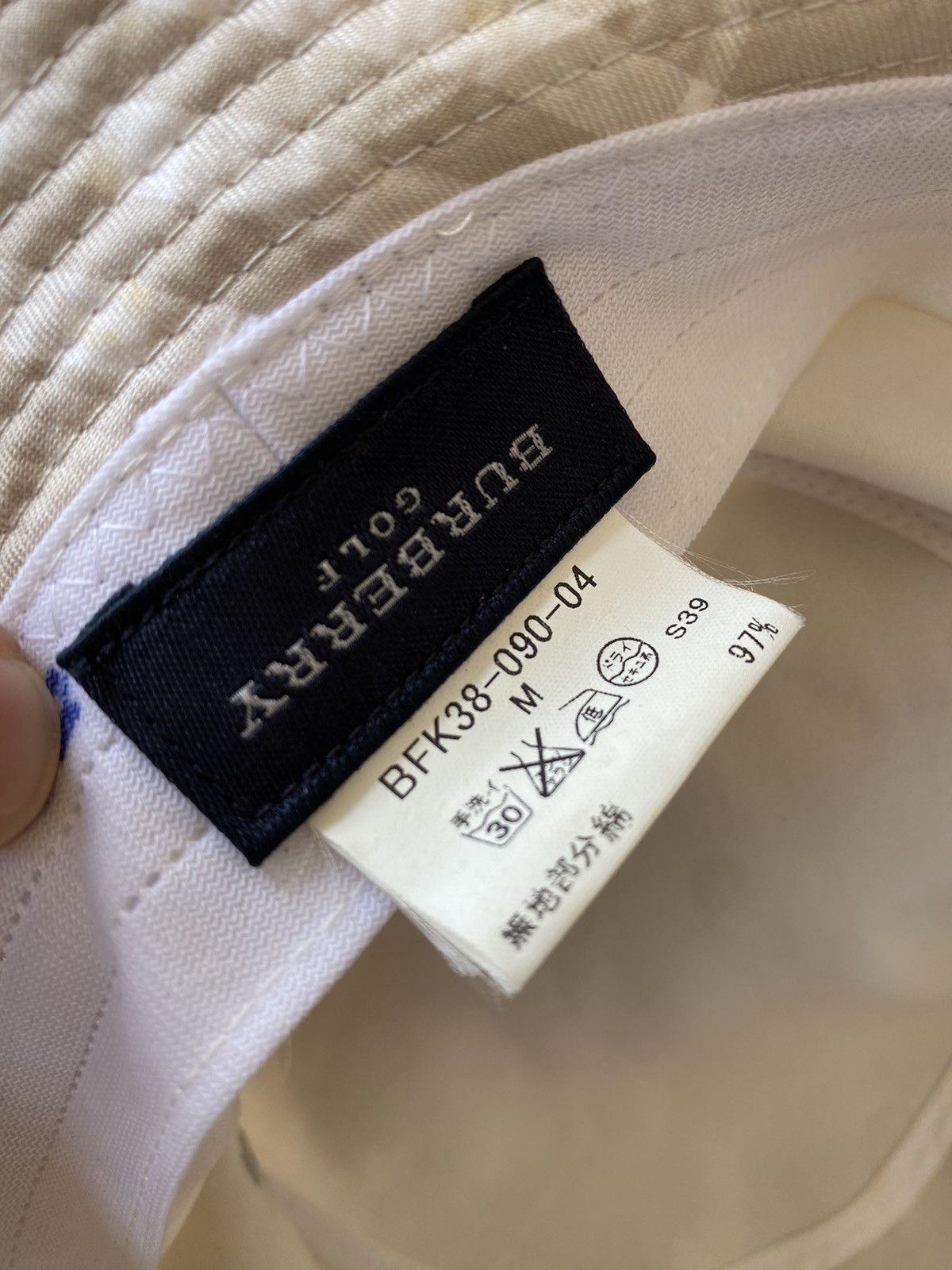 Burberry × Vintage Burberry Golf Bucket Hat Cap Size ONE SIZE - 4 Thumbnail