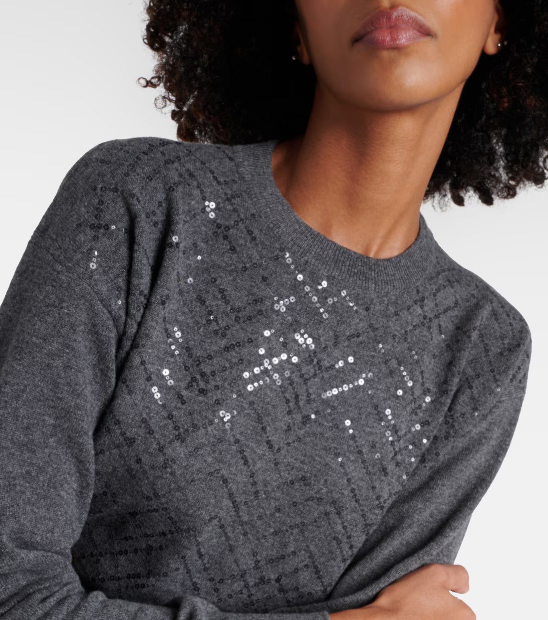 Brunello Cucinelli o1y0825 Crewneck Sweater in Black Size XXL / US 16-18 / IT 52-54 - 2 Thumbnail